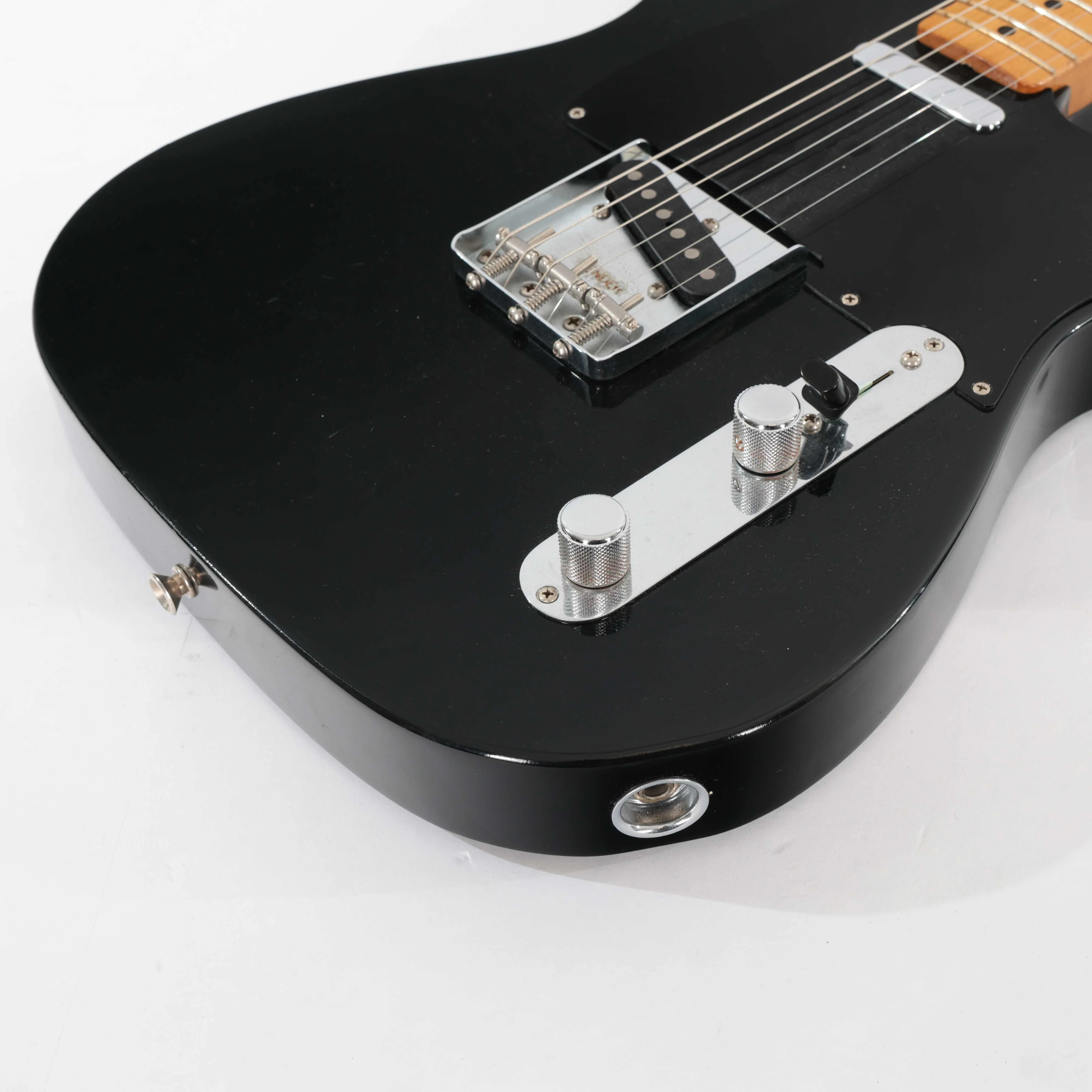 Second Hand Fender FSR Roadworn Double Esquire Electric Guitar In Black #075 - SH-131-0075 (7).jpg