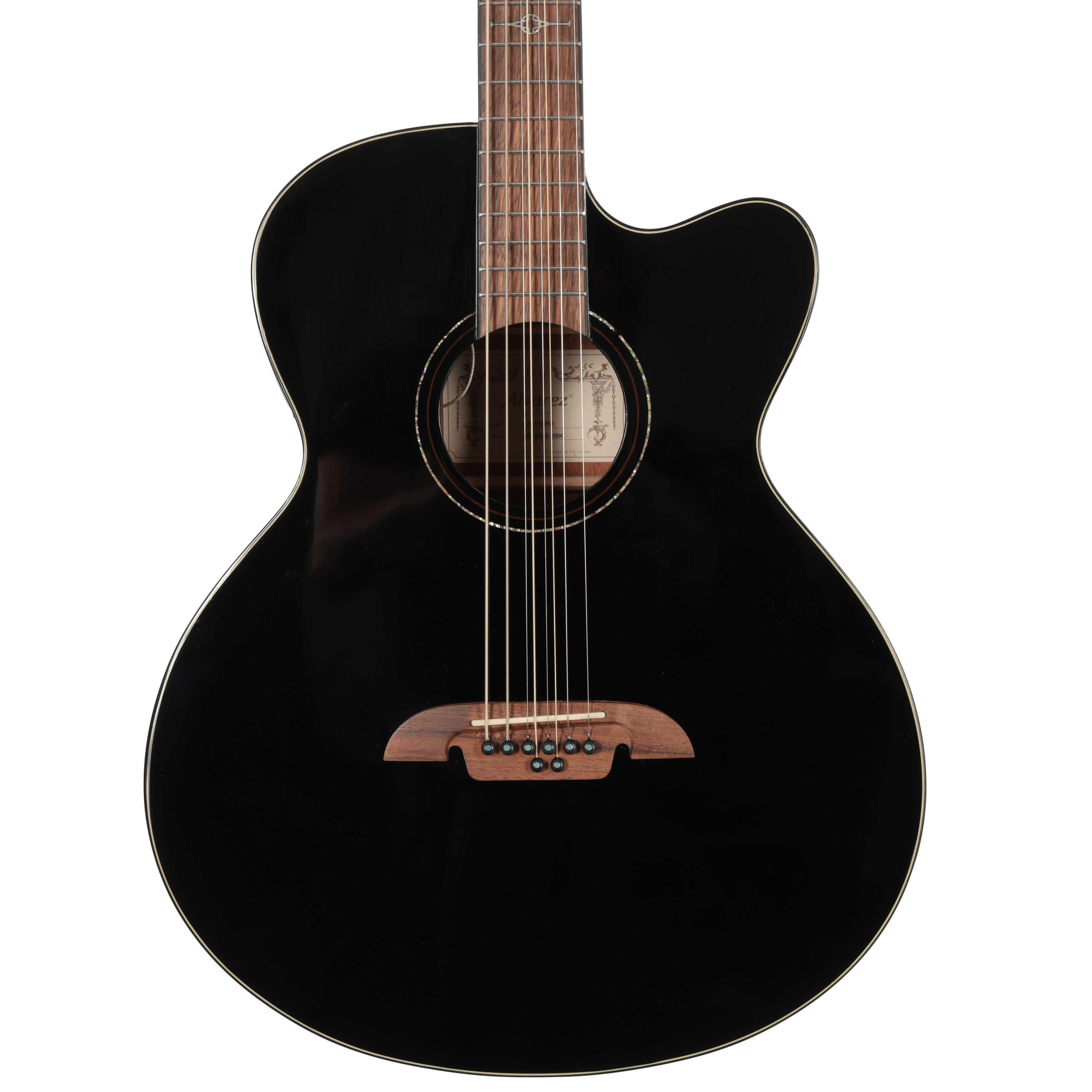 Second Hand Alvarez ABT60CE-8 Acoustic Guitar In Black #021 - SH-231-0021 (2).jpg
