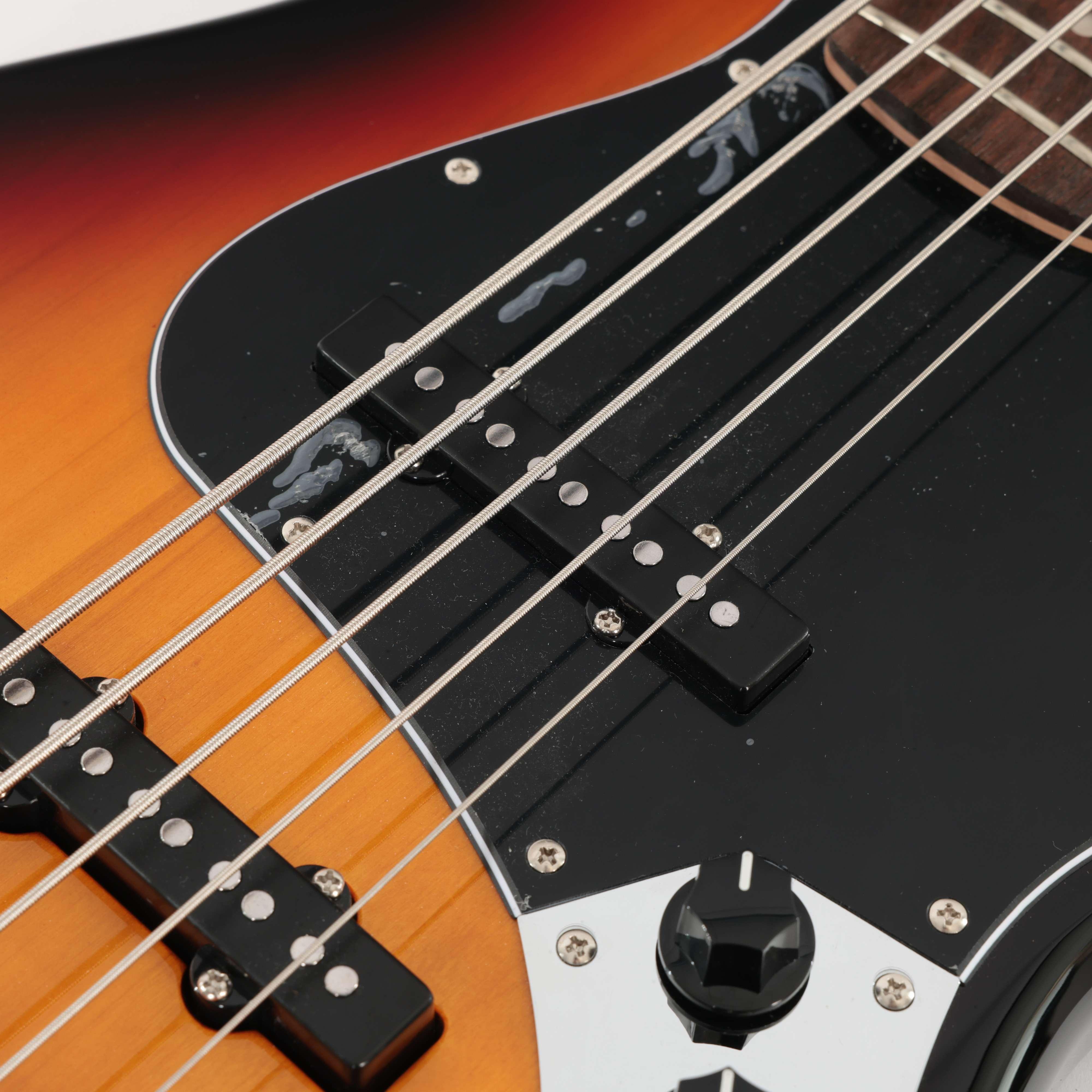 Second Hand Squier Affinity 5 String Jazz Bass Guitar In 3 Tone Sunburst #060 - SH-168-0060 (8).jpg