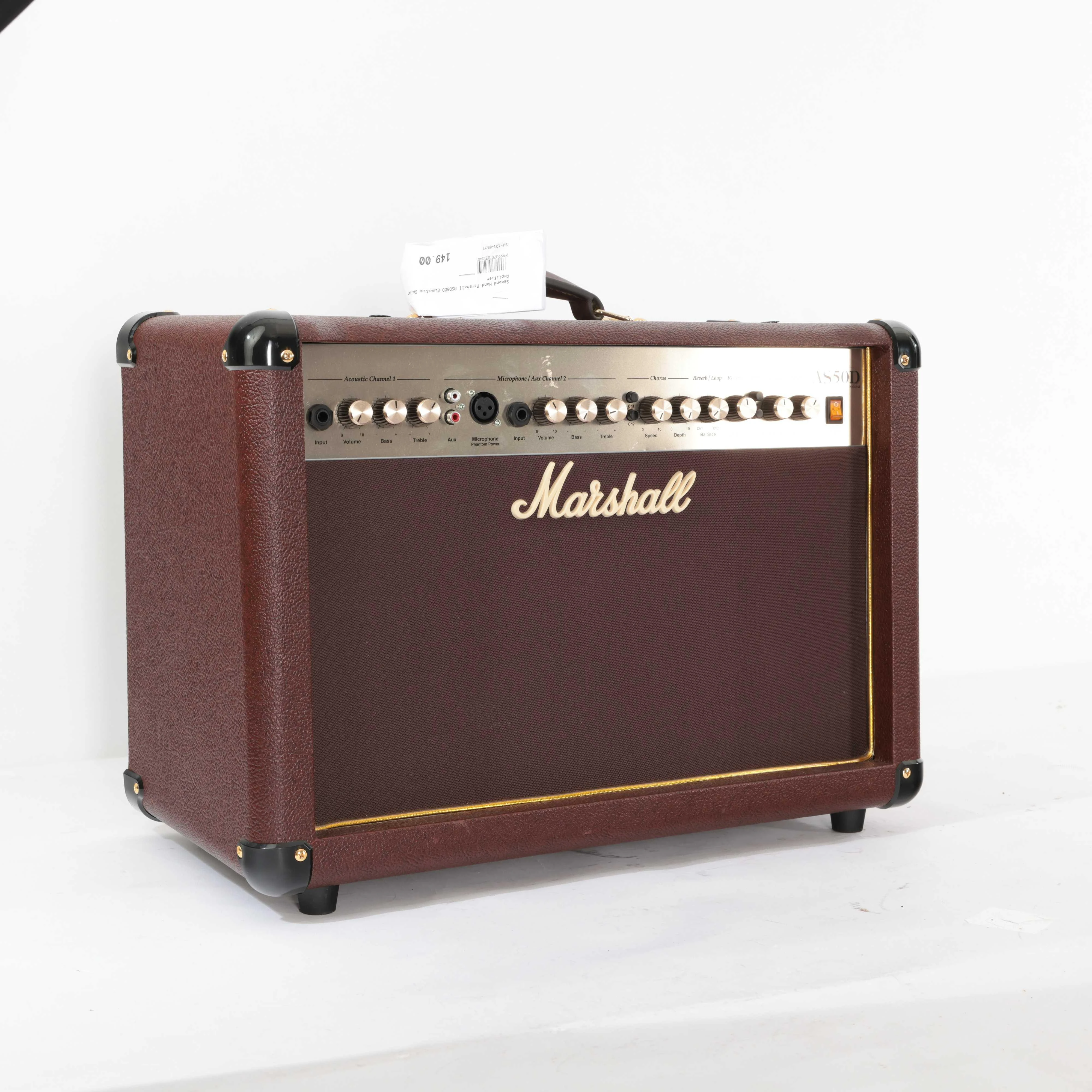 Second Hand Marshall ASD50D Acoustic Guitar Amplifier #077 - SH-131-0077 (3).jpg
