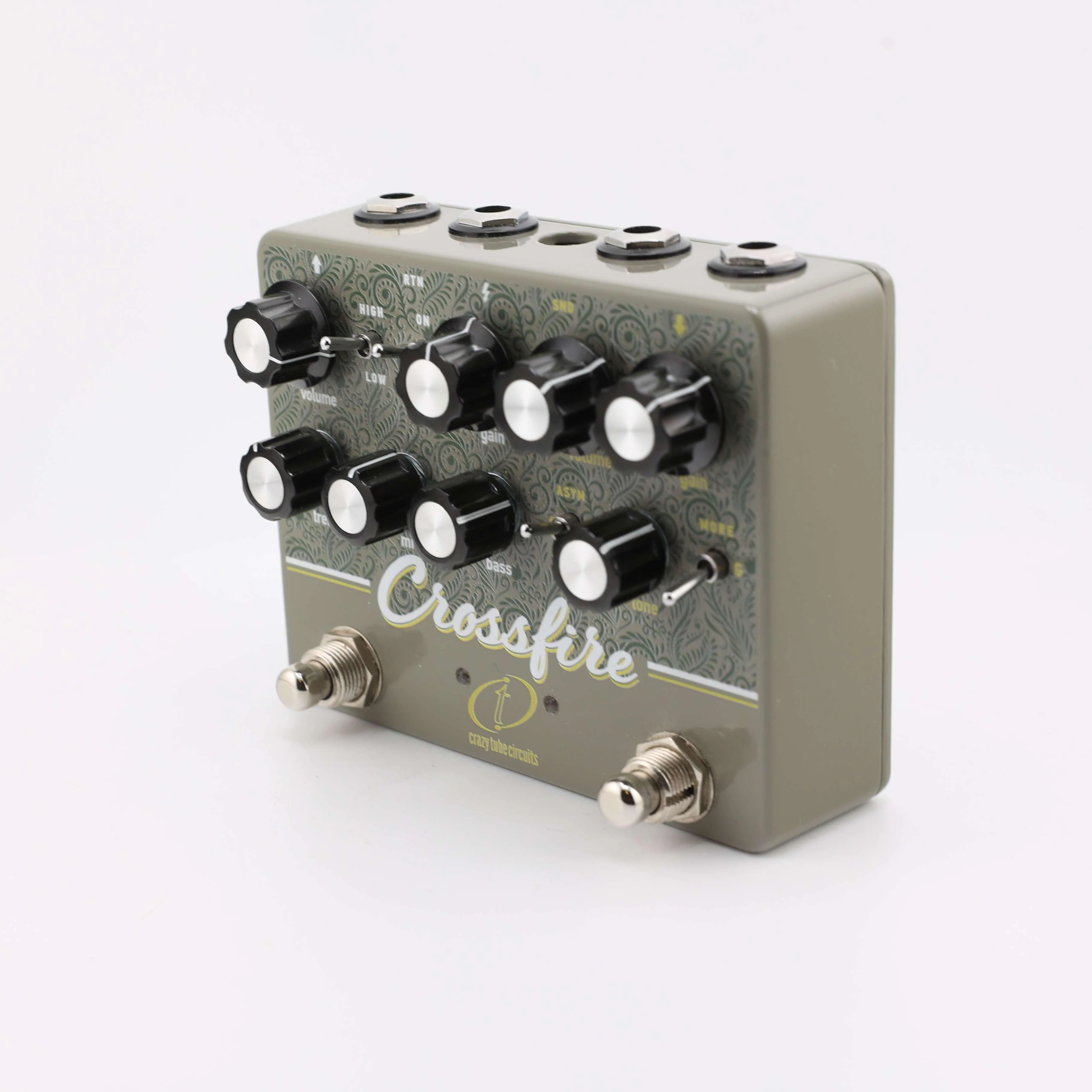 Second Hand Crazy Tube Circuit Crossfire Overdrive Pedal #050 - SH-131-0050 (4).jpg