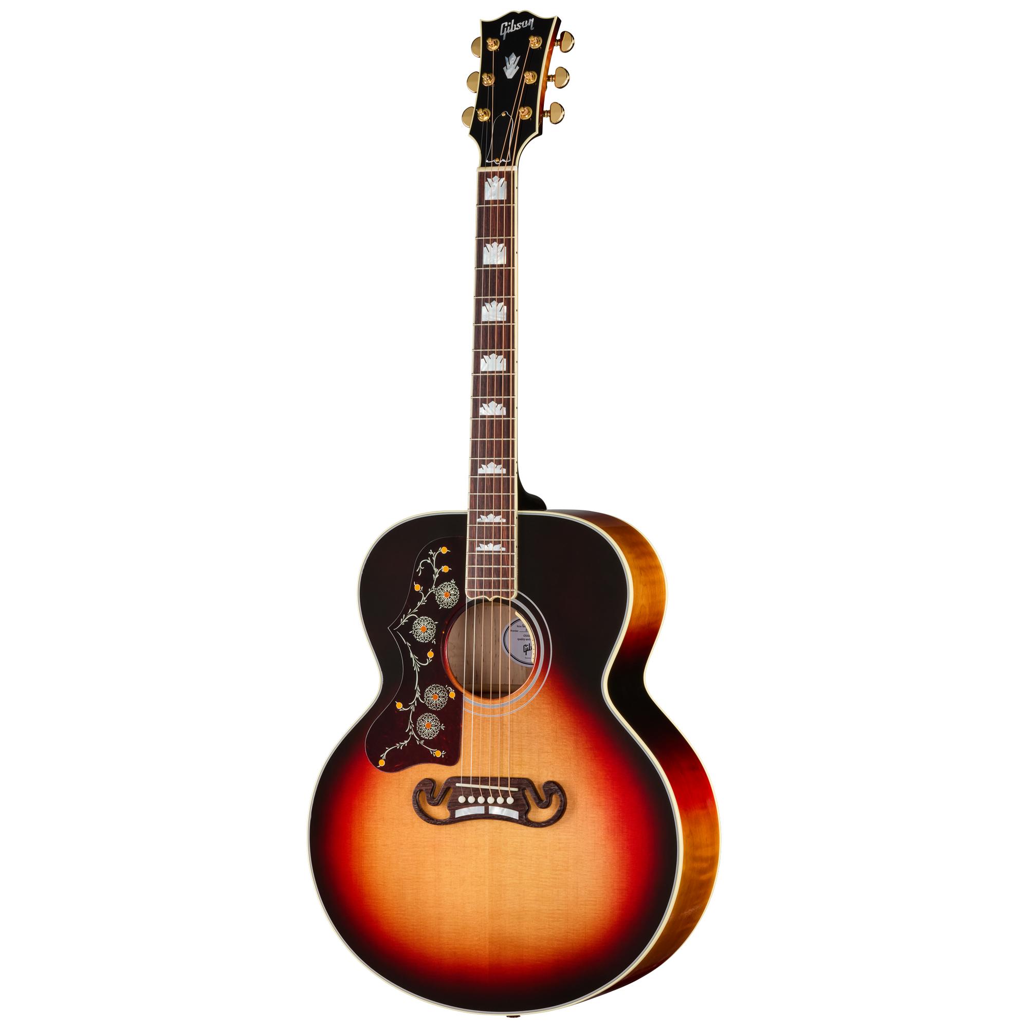 Gibson SJ-200 Standard Left-handed Electro Acoustic Guitar with Baggs HiFi DNA in Tri-Burst - MCJB20HFTBL_3_Front.jpg