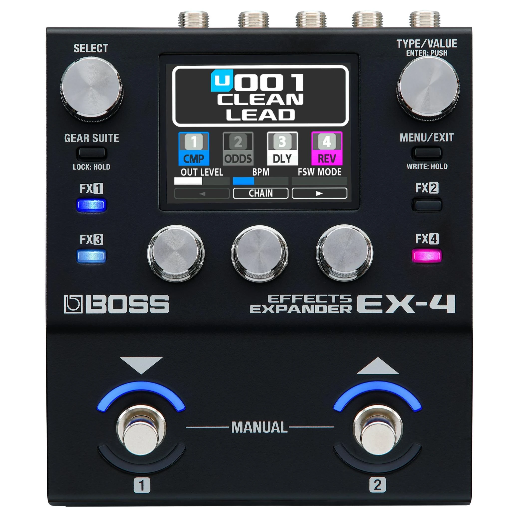 Boss EX-4 Effects Expander Multi-FX Pedal - EX-4-Front.jpg