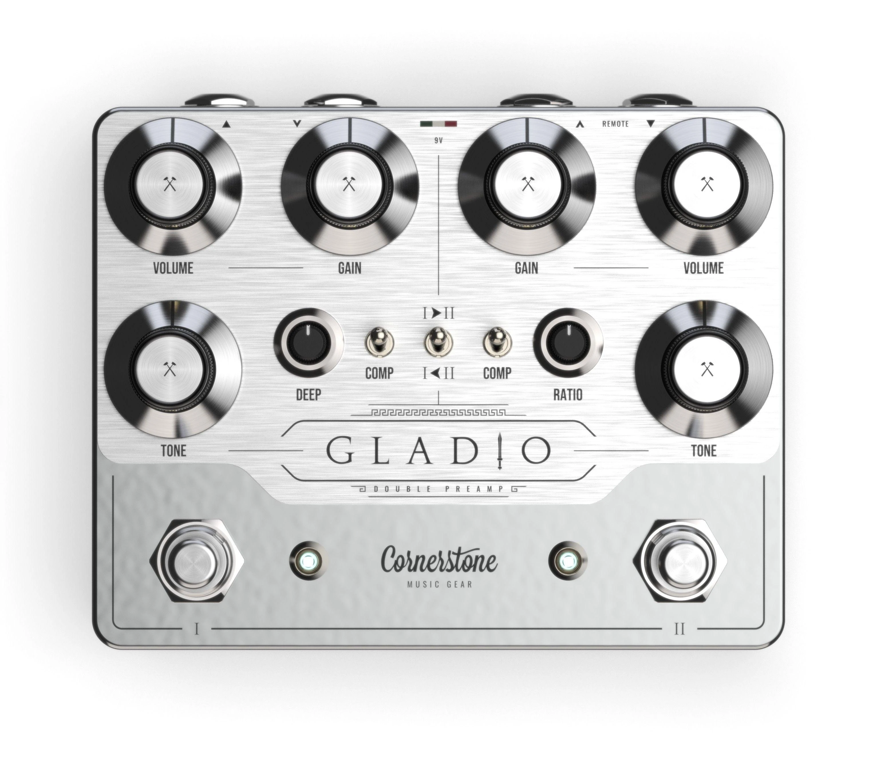 Cornerstone Gladio Mk3 Professional Dual Preamp Pedal - CST-GL3-1.jpg