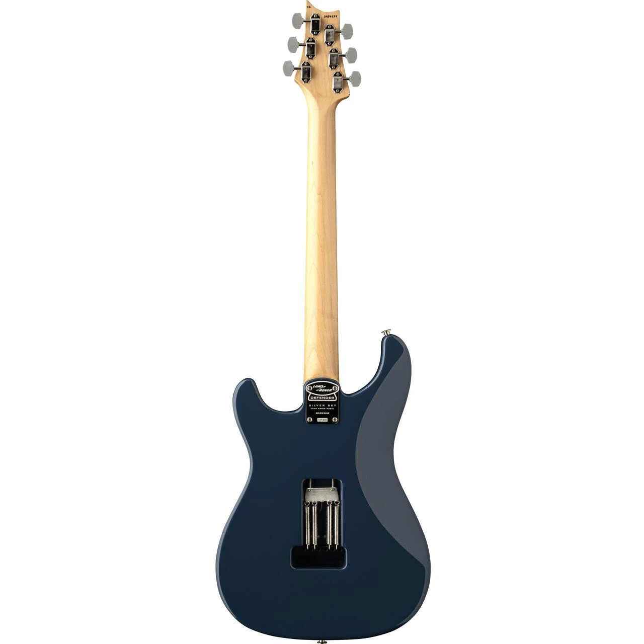 PRS John Mayer Silver Sky Defender Electric Guitar in Arles Blue - 1185915J-Neck.jpg