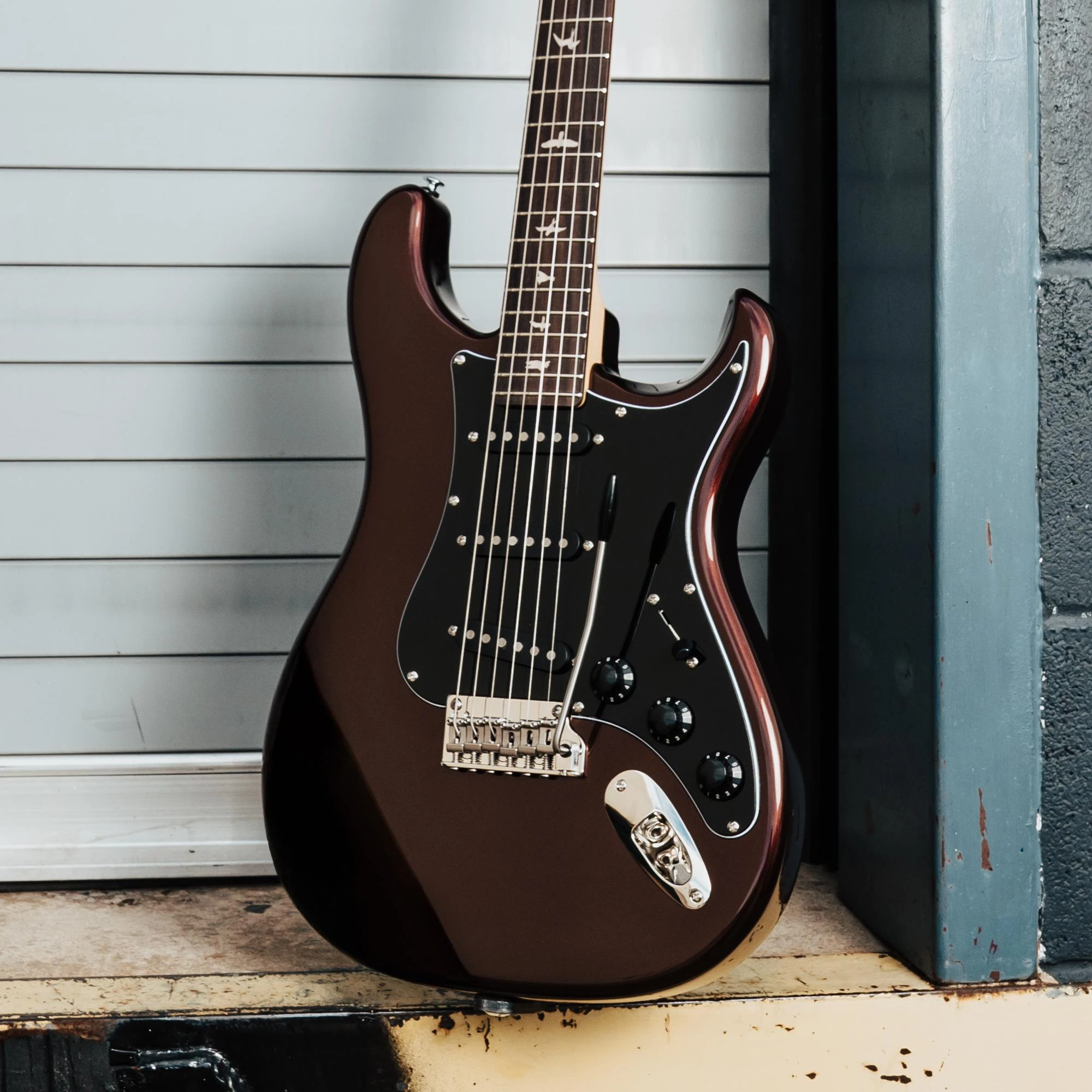 PRS SE John Mayer Silver Sky Defender Electric Guitar in Sedona Red - 1185576R-Lifestyle.jpg