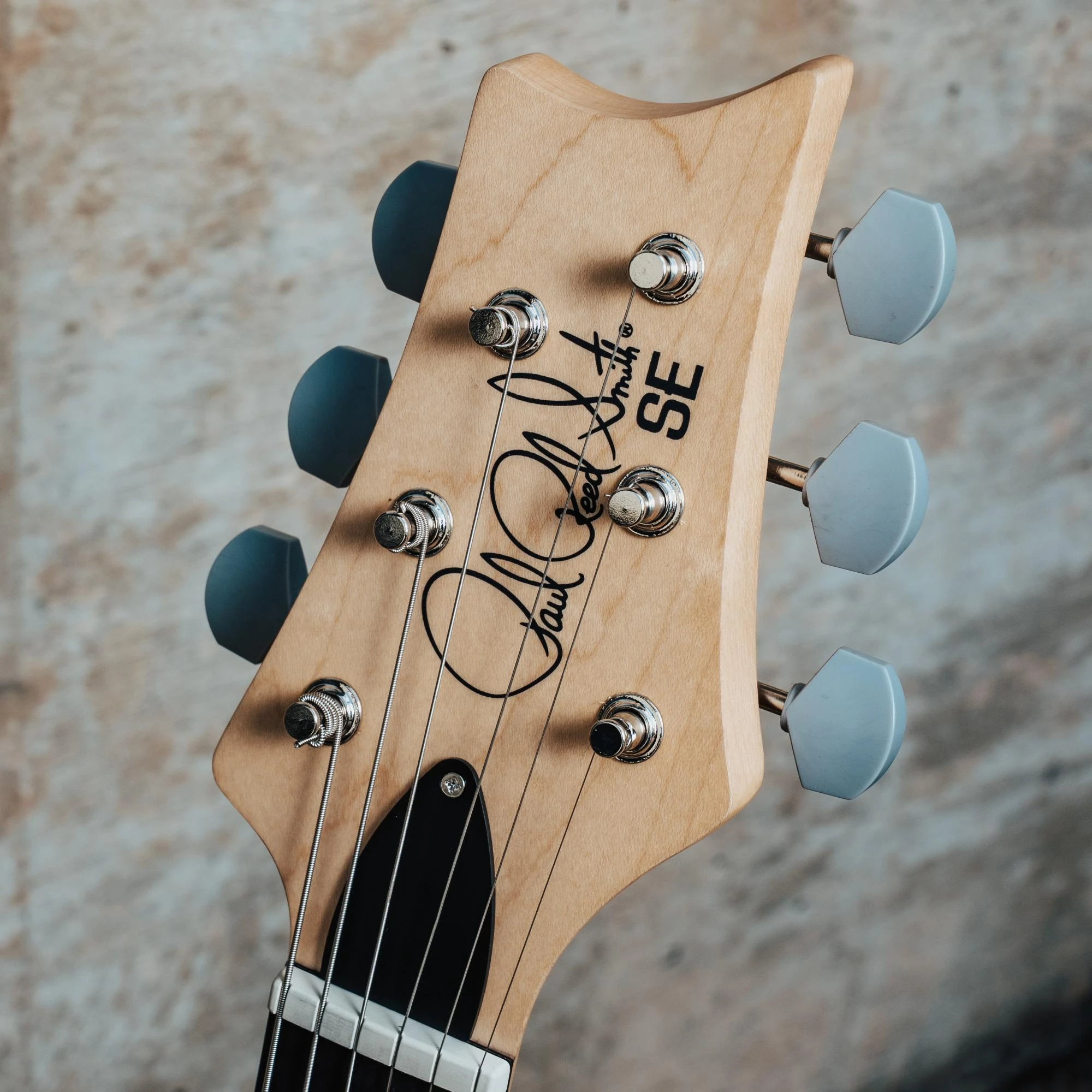 PRS SE John Mayer Silver Sky Defender Electric Guitar in Sedona Red - 1185576R-Headstock.jpg
