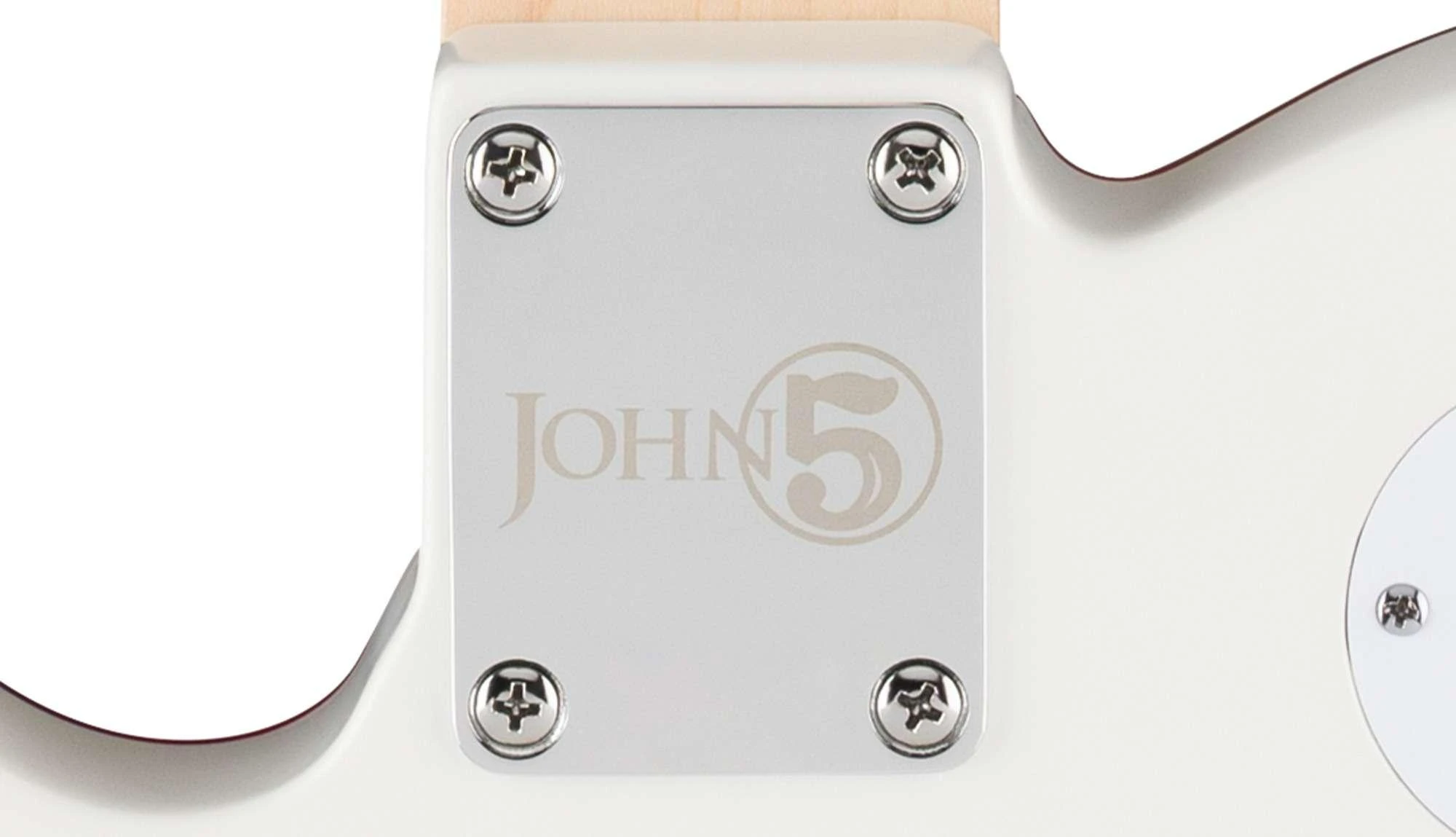 Fender John 5 Ghost Telecaster Electric Guitar in Arctic White - 0262310580-9.jpg