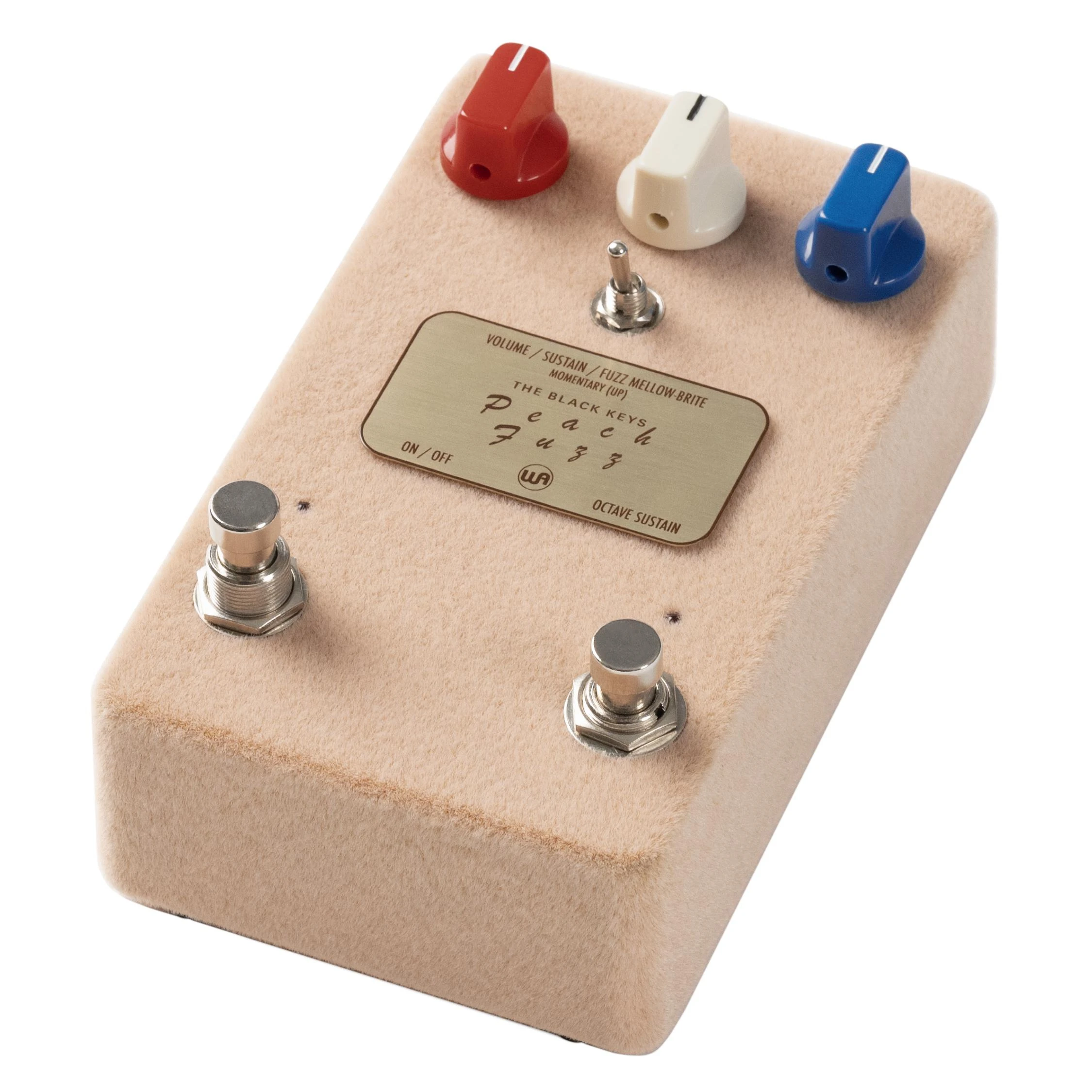 Warm Audio The Black Keys Peach Fuzz Pedal - WA-PF-Angle.jpg