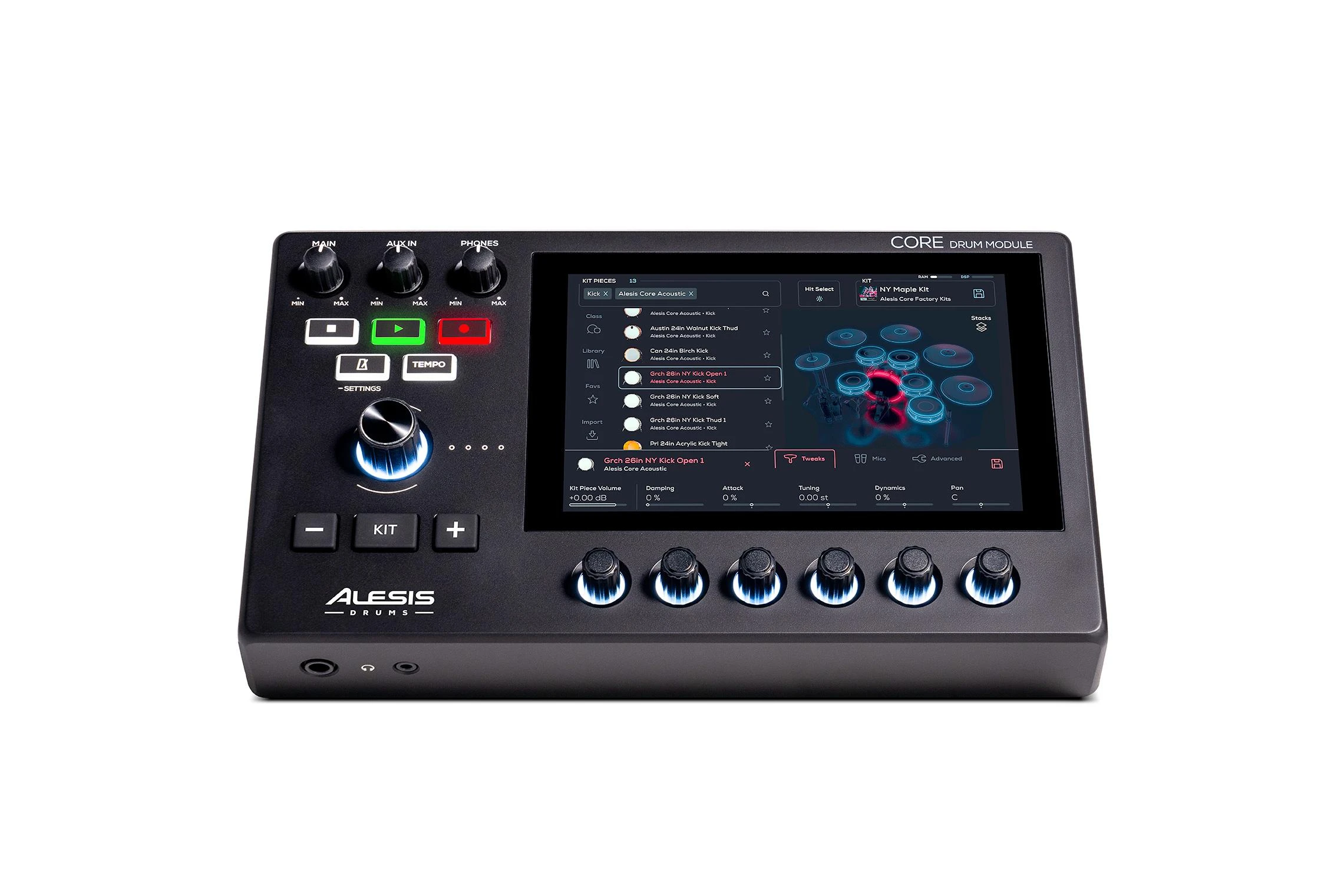 B Stock : Alesis Strata Core Electronic Drum Kit - 005 - Alesis-Strata-Core-Module-Front-Web.jpg