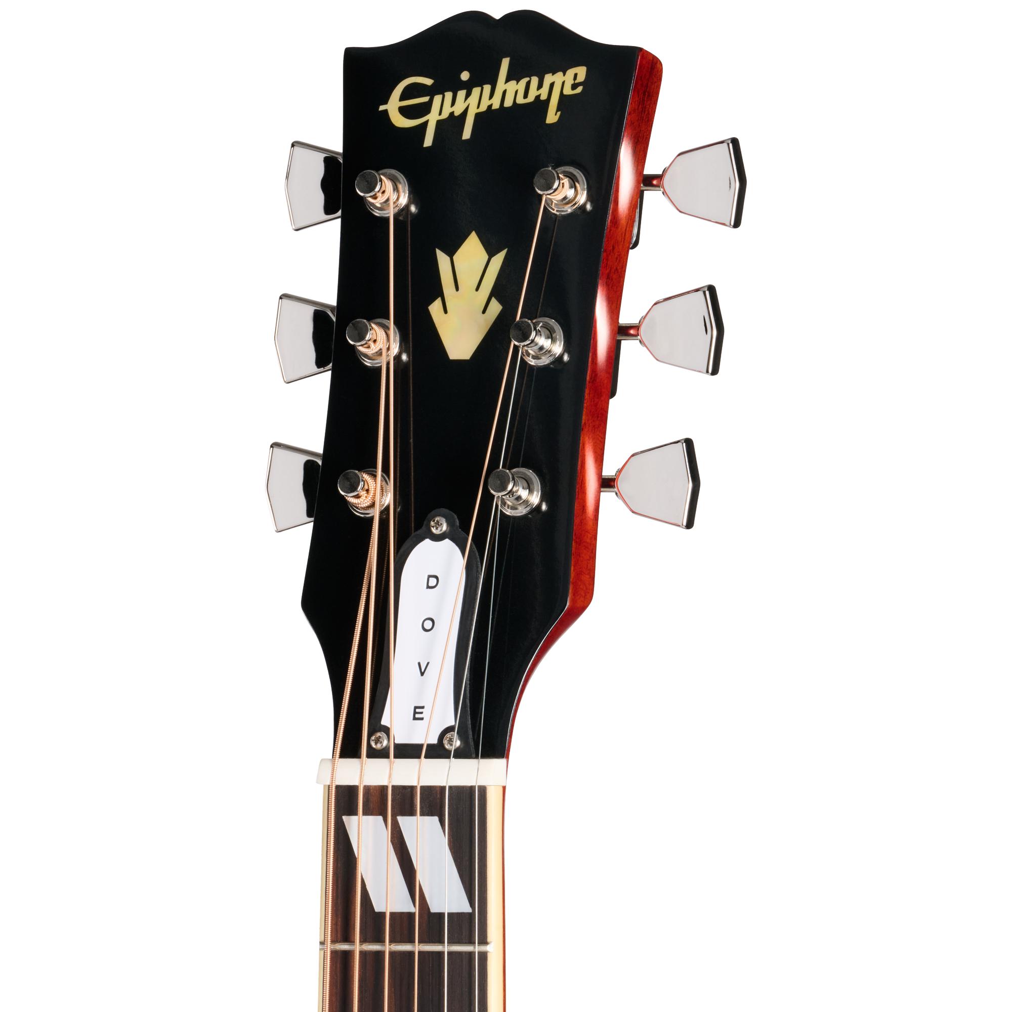 B Stock : Epiphone Inspired By Gibson Custom 1963 Dove Reissue In Natural - 003 - ECDVR3NANH1_3_Headstock.jpg