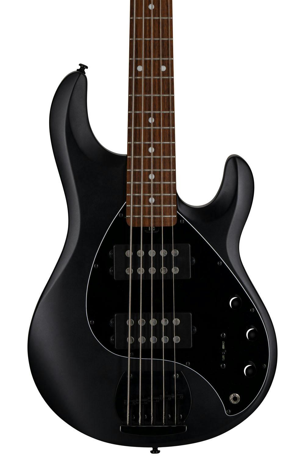 B Stock : Sterling by Music Man Sub Stingray Ray5HH 5-String Bass Guitar in Stealth Black - 004 - RAY5HHSBKJ1-ST-RAY5HH-SBK-J1-FRONT-BODY.jpg