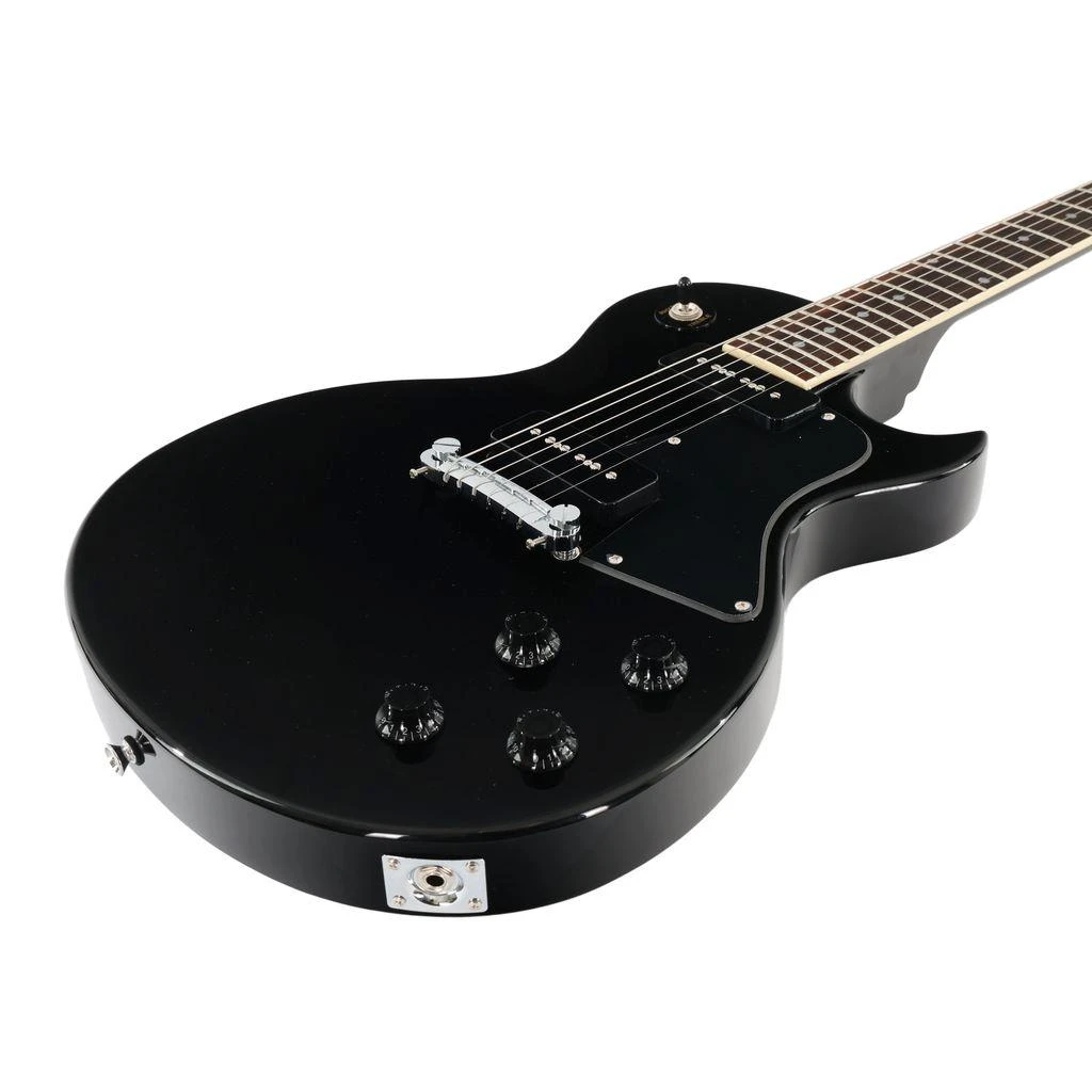 B Stock : Eastcoast LS Single-Cut Electric Guitar in Ebony - 001 - EC-LS-EBY-4.jpg