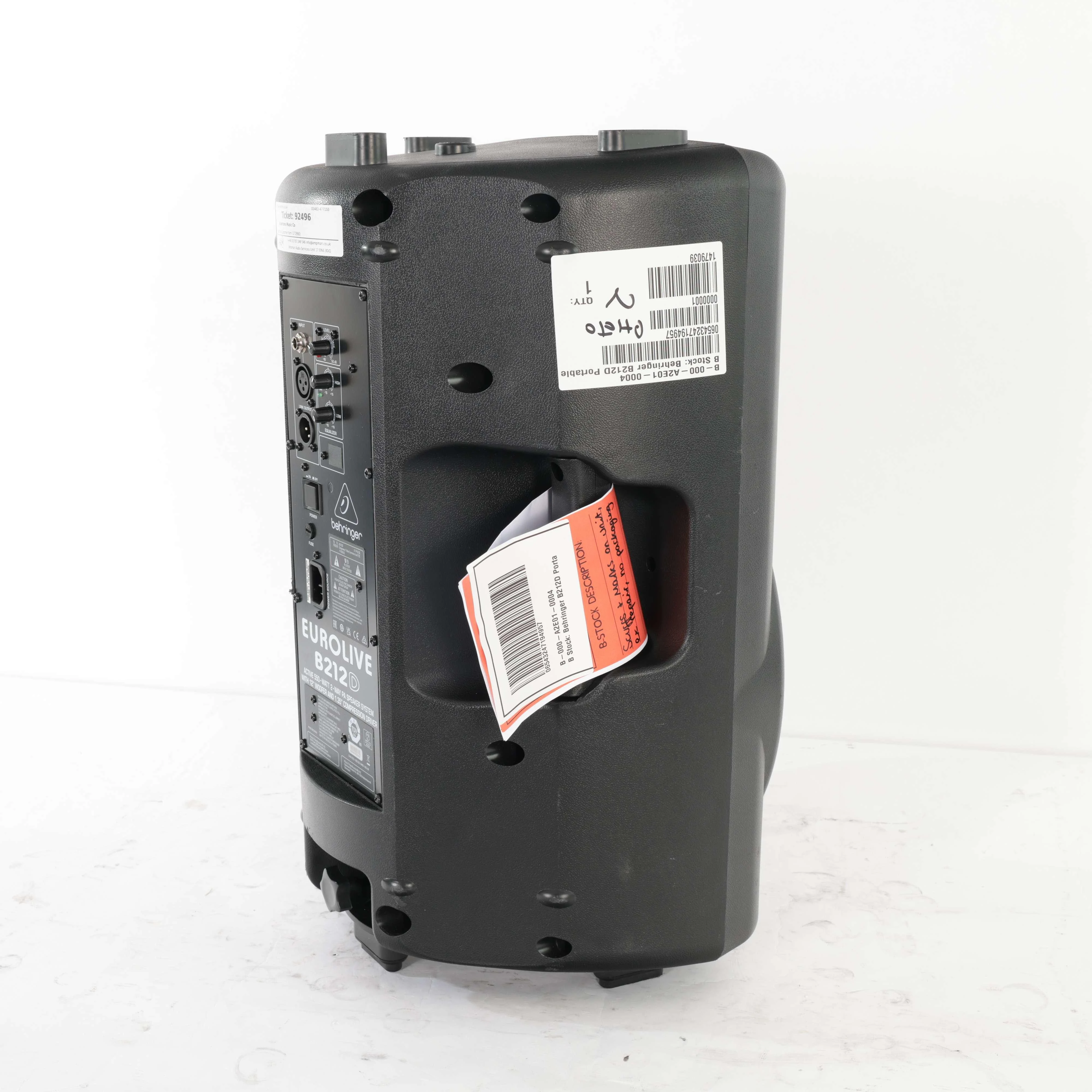 B Stock : Behringer B212D Active 550-Watt 12" PA Speaker - 004 - B-000-A2E01-0004 (5).jpg