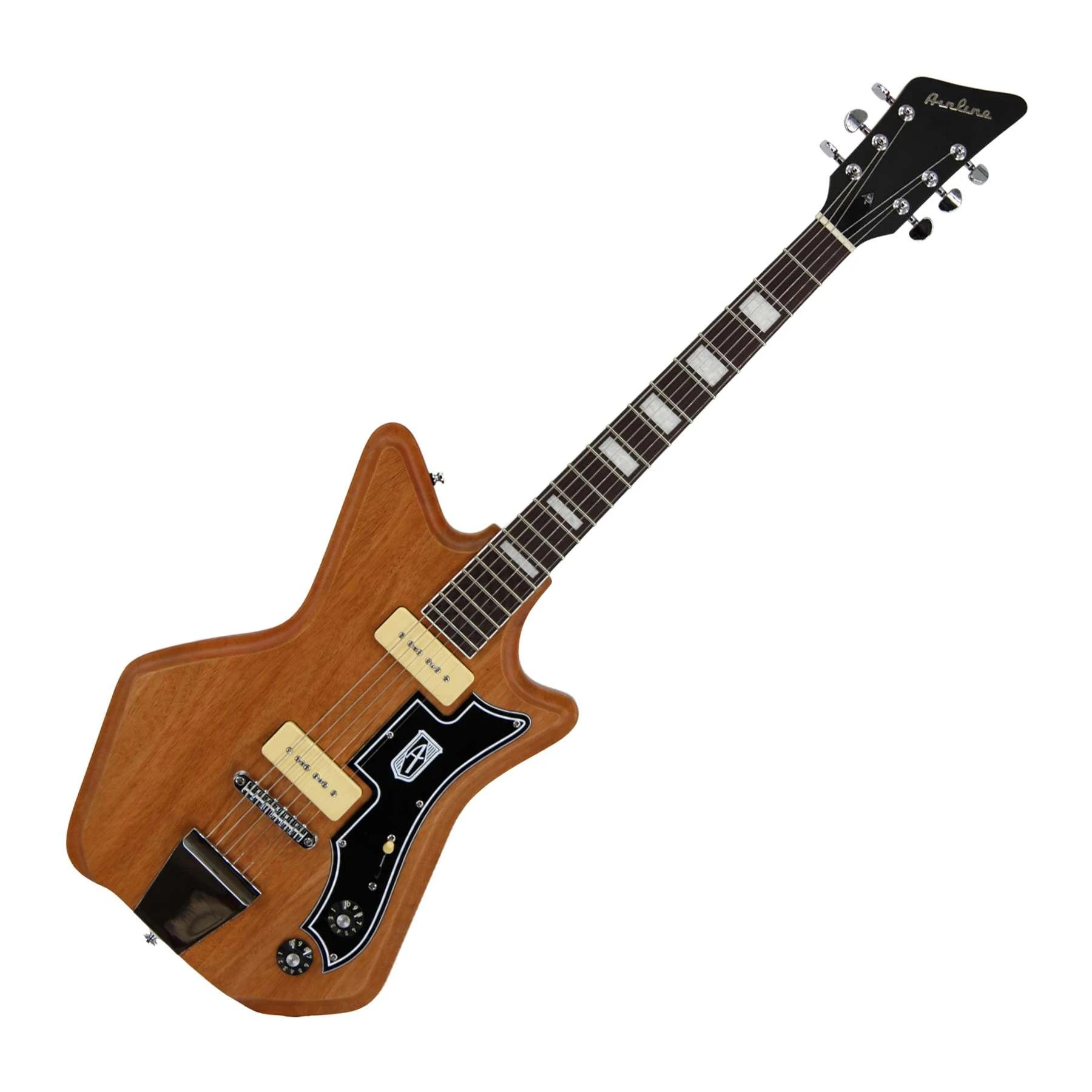 Airline Guitars Jetsons 2 Pickup P-90 Hardtail Electric Guitar in Natural - AIR-EG-JR-290-4.jpg