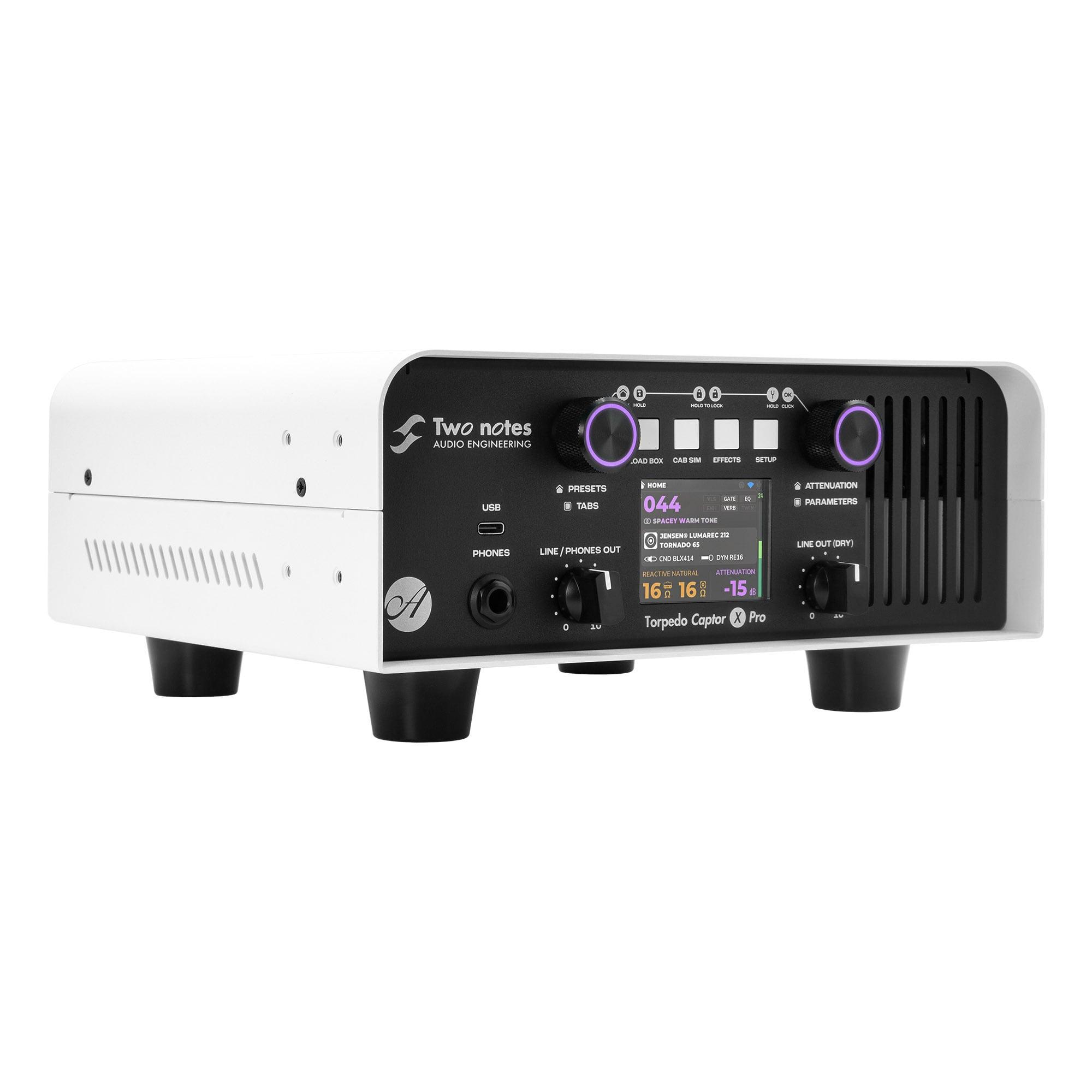 Two Notes Torpedo Captor X Pro Loadbox, Attenuator & Stereo DI - TNCAPTORXPRO-Left-Angle.jpg