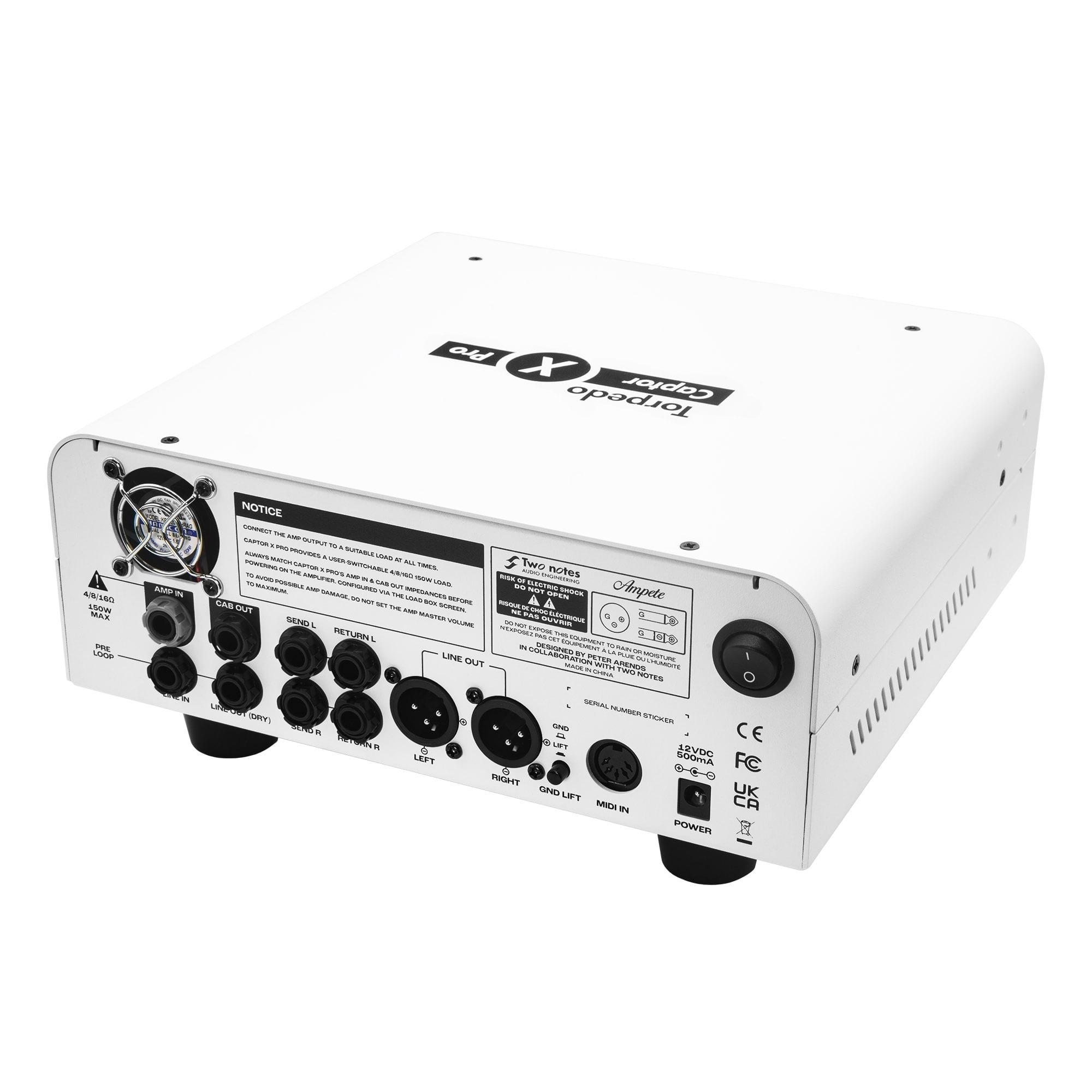 Two Notes Torpedo Captor X Pro Loadbox, Attenuator & Stereo DI - TNCAPTORXPRO-Back-Right-Angle.jpg