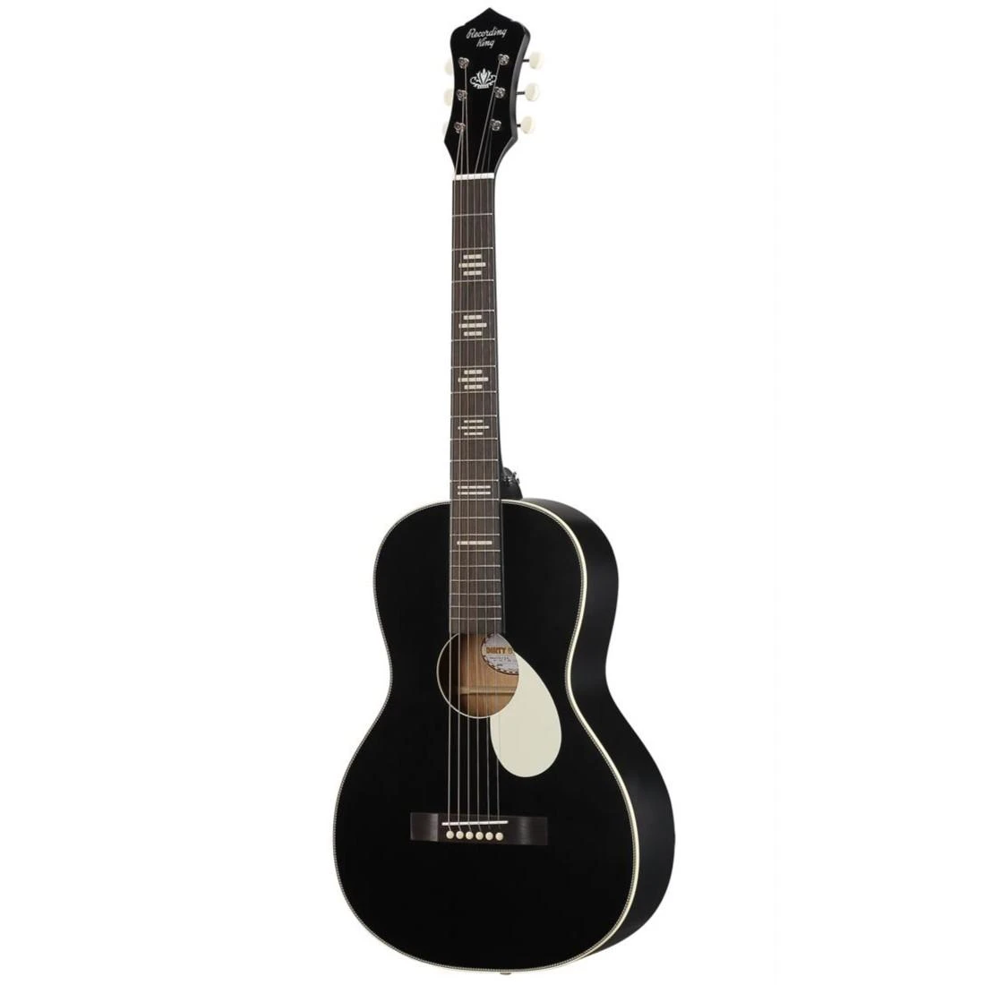 Recording King Dirty 30's Single 0, Series 7 Parlor Guitar In Black - RP-30-7-BK (14).jpg
