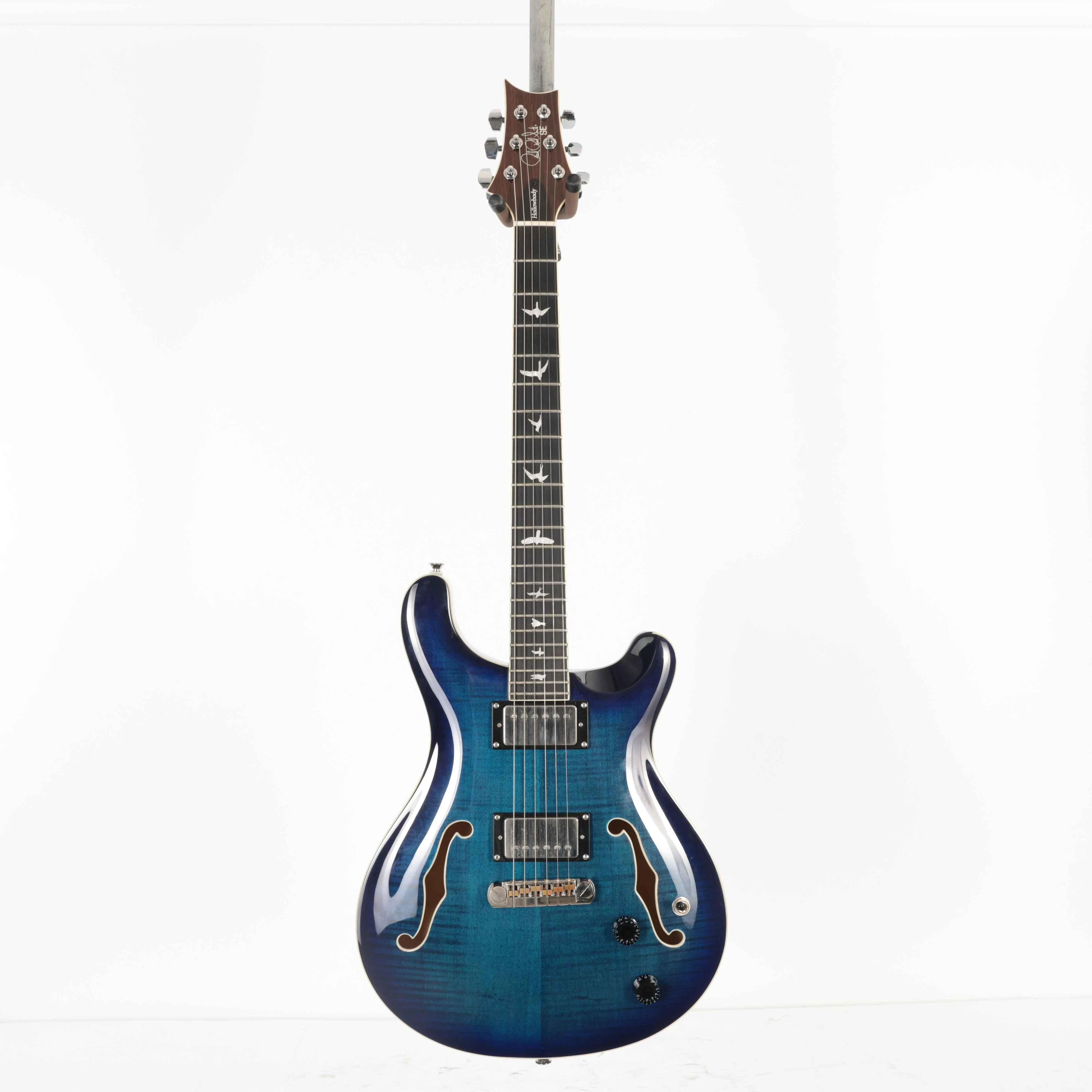 Second Hand PRS SE Hollowbody II Electric Guitar In Peacock Blue #184 - SH-91-0184 (3).jpg