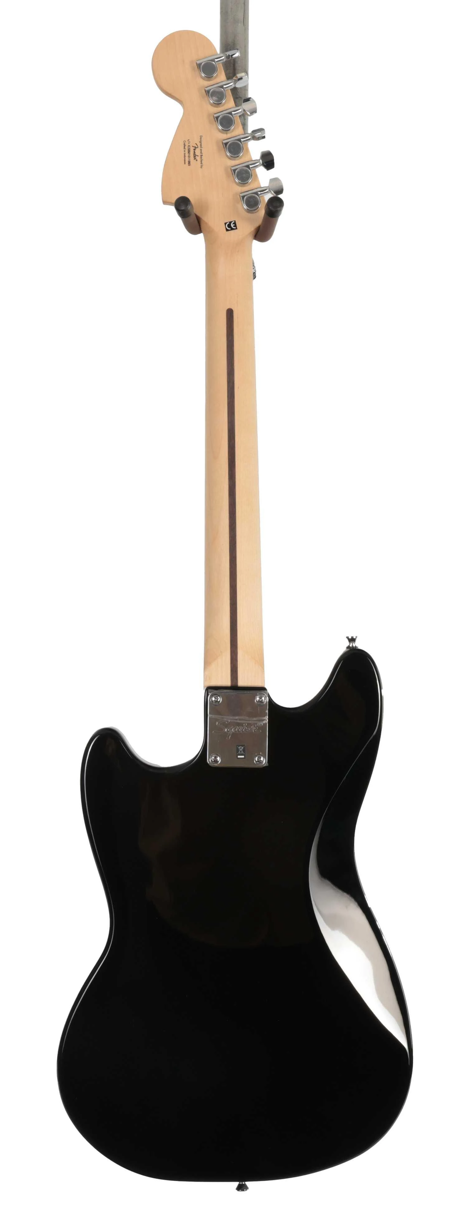 Second Hand Squier FSR Bullet Competition Mustang HH Blk Shoreline Gold Stripes #177 - SH-91-0177 (4).jpg