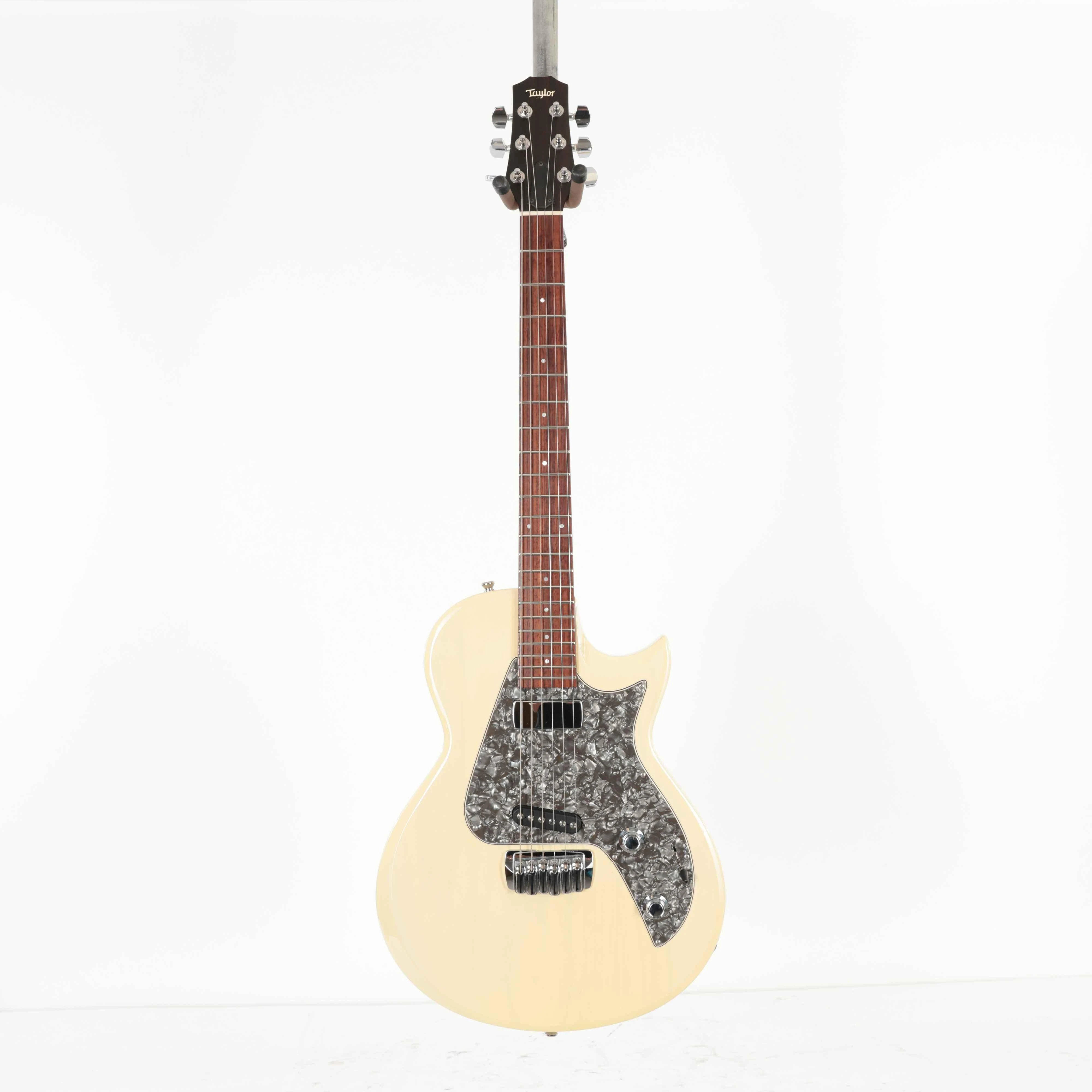 Second Hand Taylor SB-1X Electric Guitar In Trans White #884 - SH-197-0884 (3).jpg