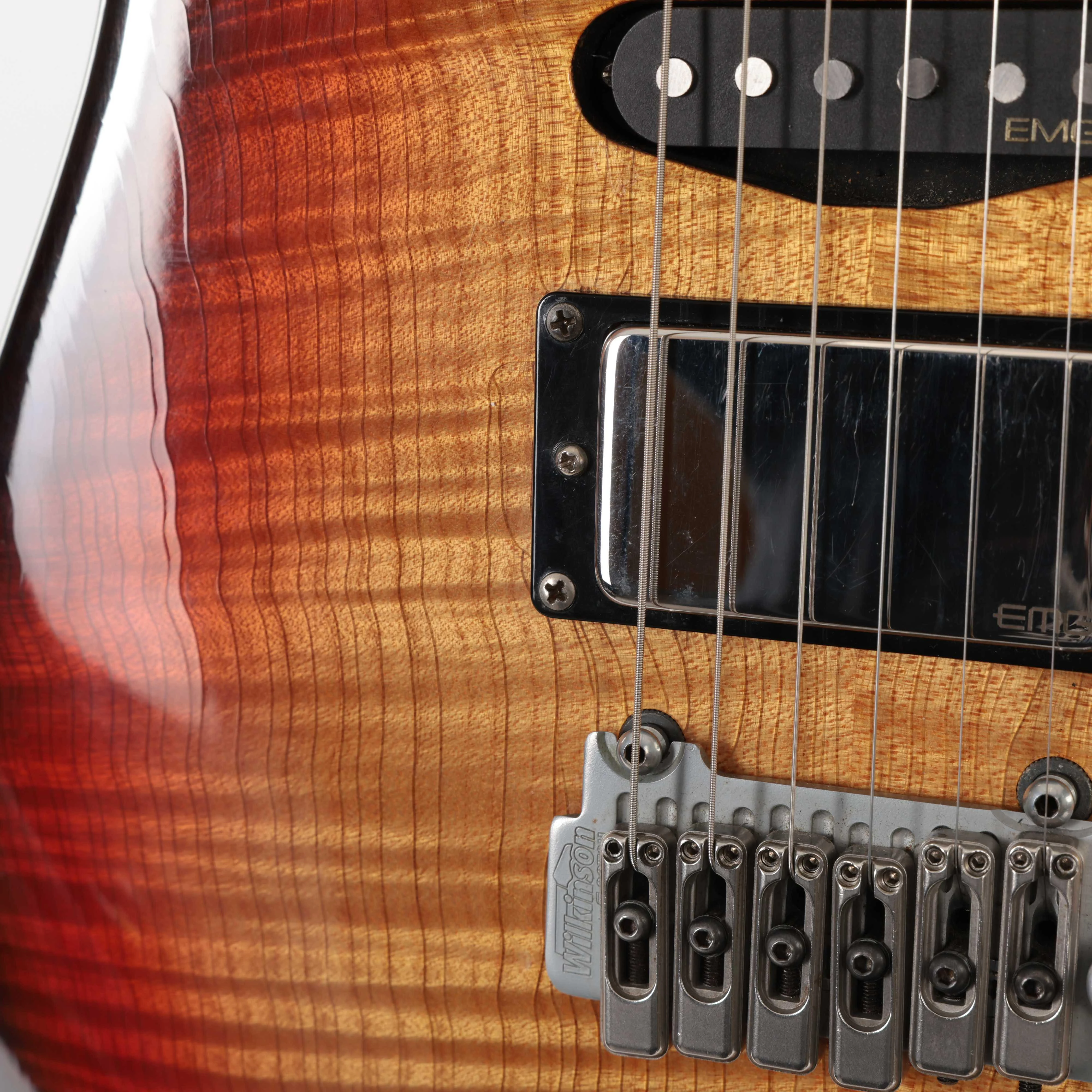 Second Hand Valley Arts Custom Pro HSS Electric Guitar In 3 Tone Sunburst #855 - SH-197-0855 (12).jpg