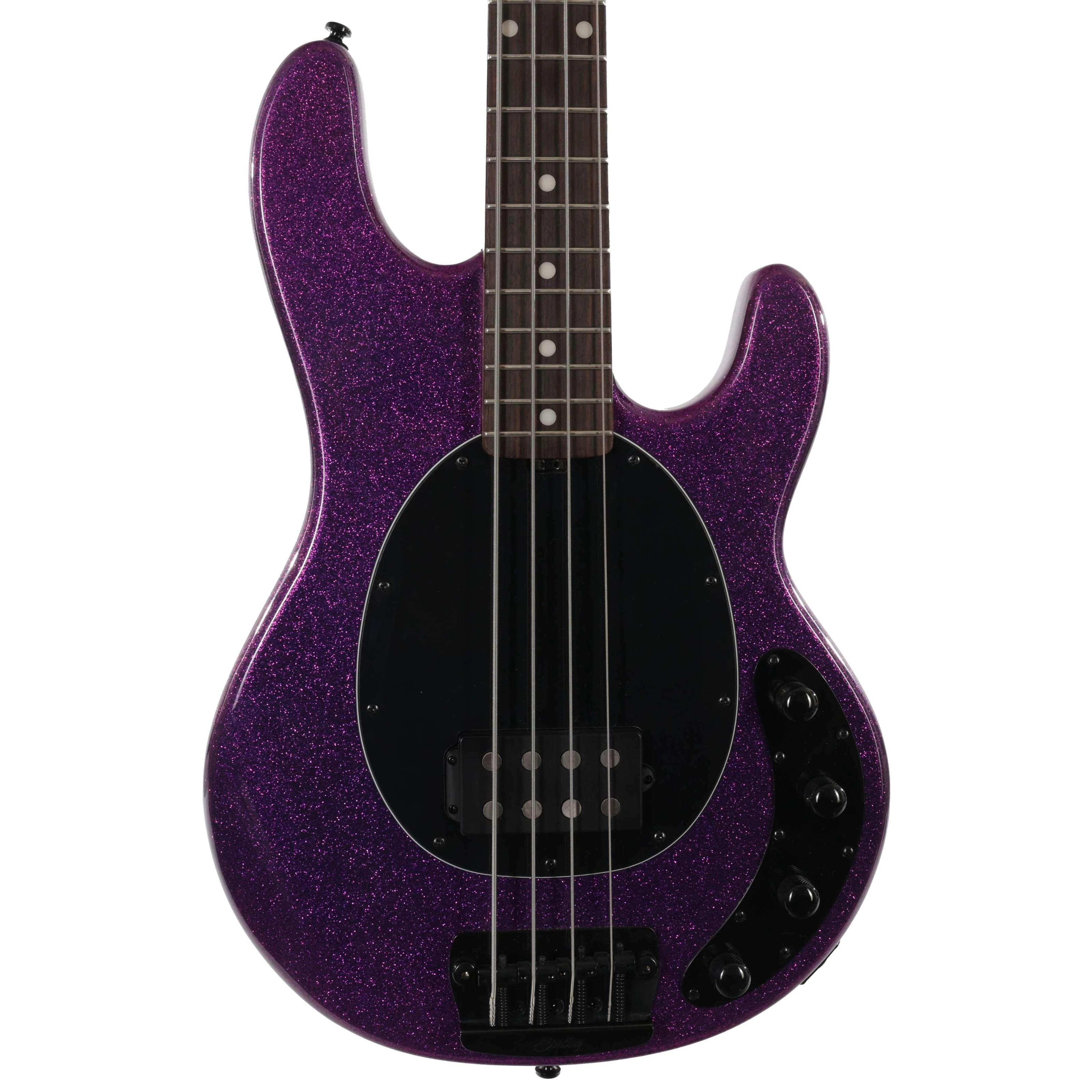 Second Hand Sterling By Music Man Ray35 4 String Bass Purple Sparkle #216 - SH-221-0216 (2).jpg