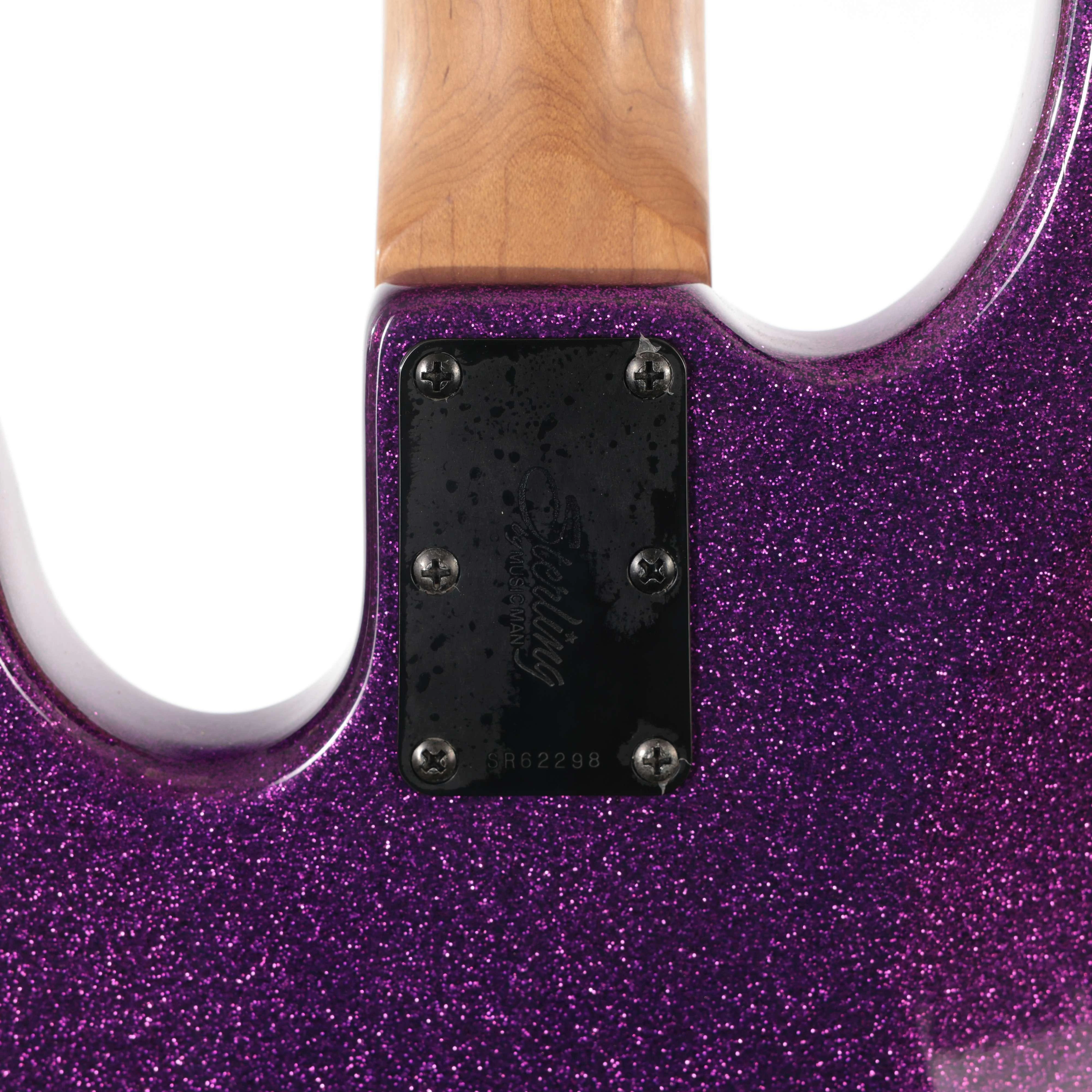 Second Hand Sterling Ray35 4 String Bass Purple Sparkle #216 - SH-221-0216 (5).jpg