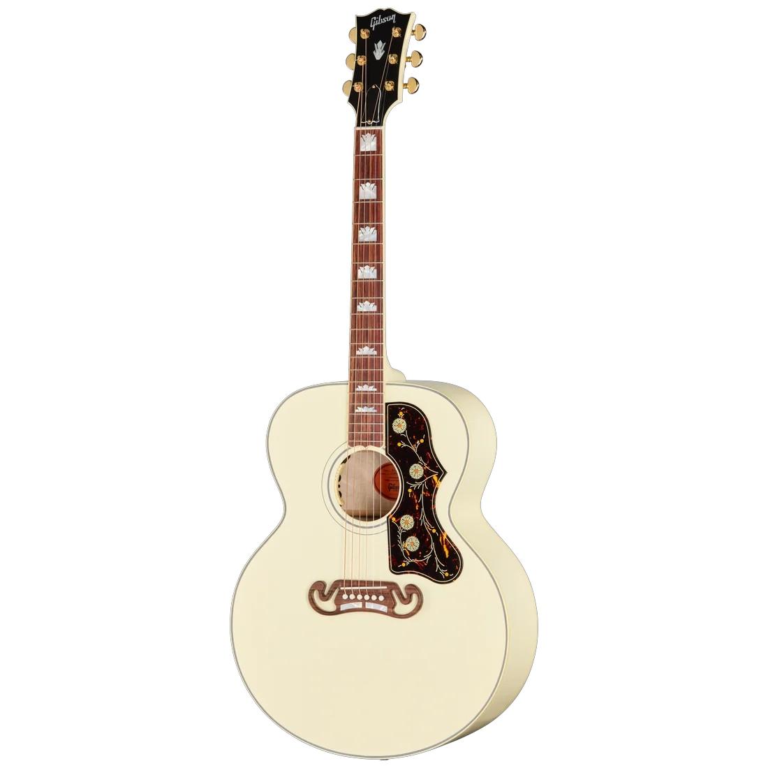 Gibson SJ-200 Standard Left-handed Electro Acoustic Guitar in Classic White - MCJB20CW_21905039_3_Front.jpg