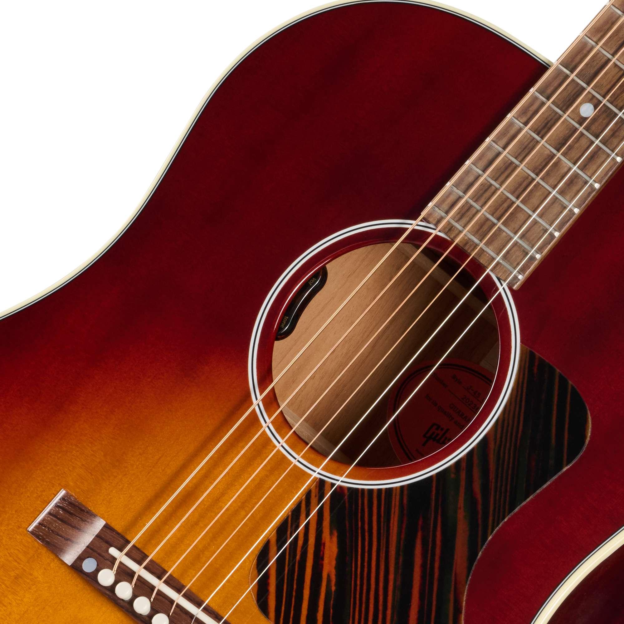Gibson J-45 Original Electro Acoustic Guitar with Baggs HiFi DNA in Autumn Burst - OCRS45OGHFAB (7).jpg
