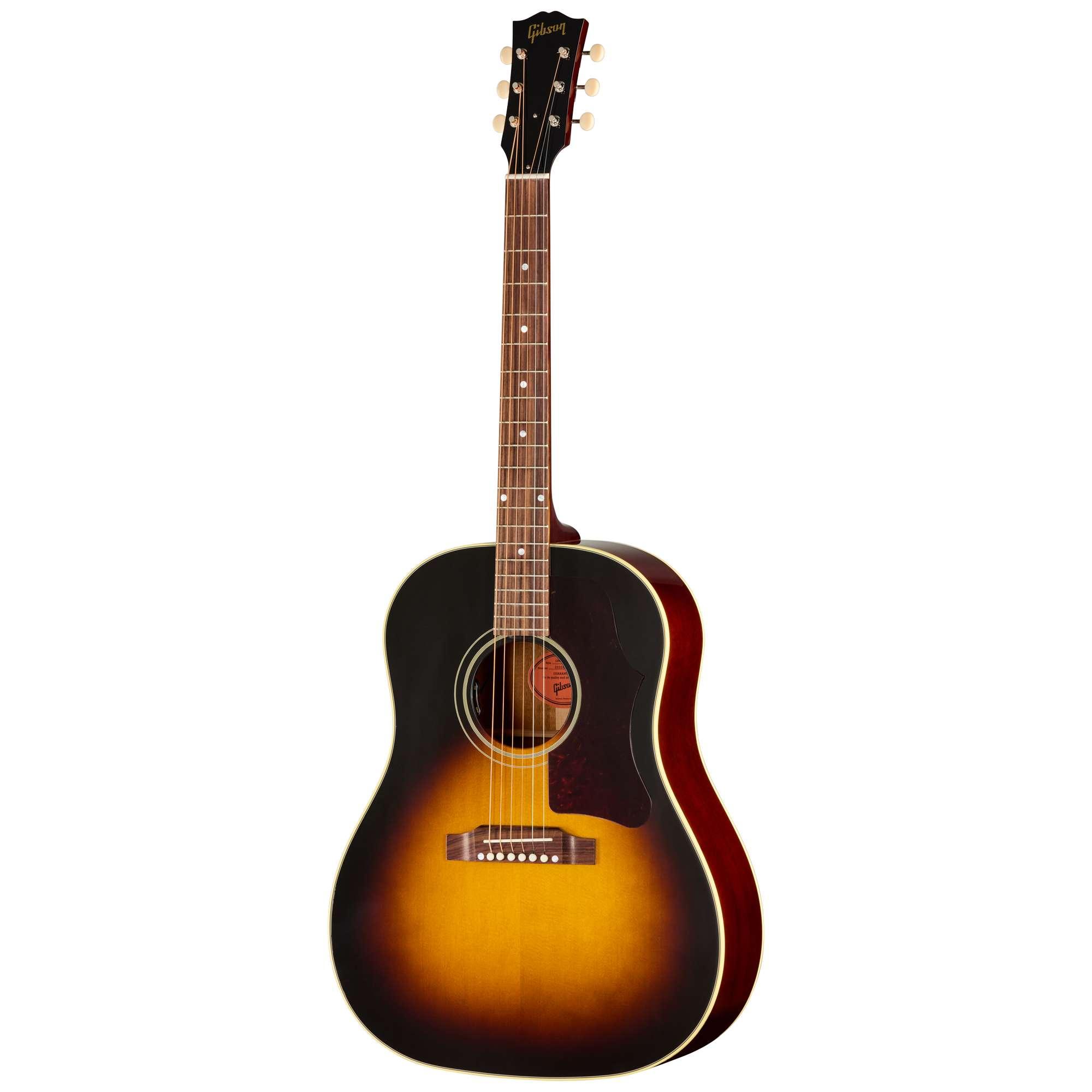Gibson J-45 60s Original Fixed Bridge Electro Acoustic Guitar with Baggs HiFi DNA in Vintage Sunburst - OCRS4560HFVS (7).jpg