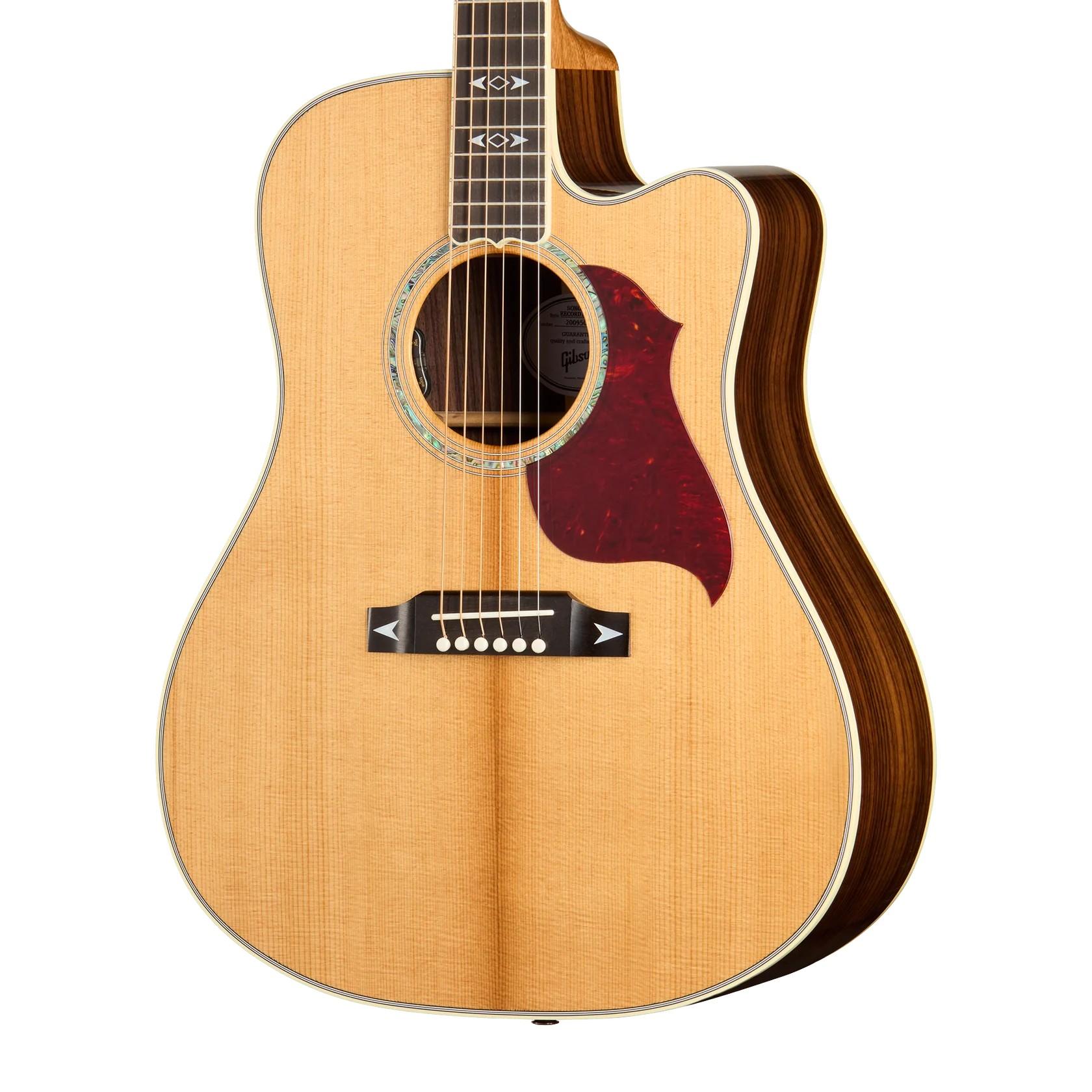 Gibson Songwriter Recording Artist EC Left-handed Electro Acoustic Guitar in Antique Natural - MCSSSCRAAN_1_Body.jpg