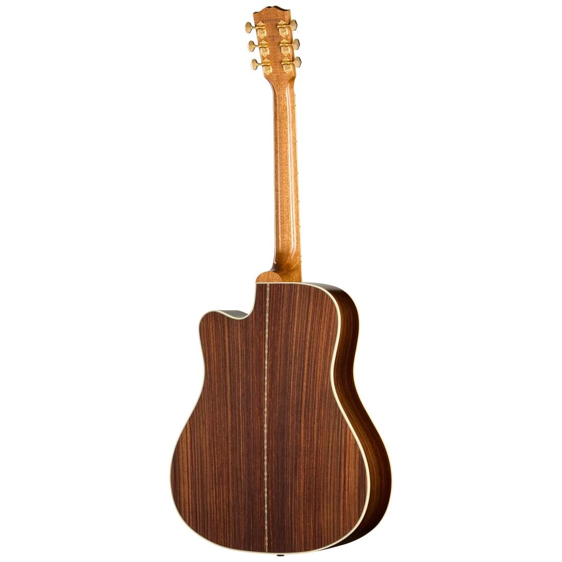 Gibson Songwriter Recording Artist EC Left-handed Electro Acoustic Guitar in Antique Natural - MCSSSCRAAN_4_Back.jpg