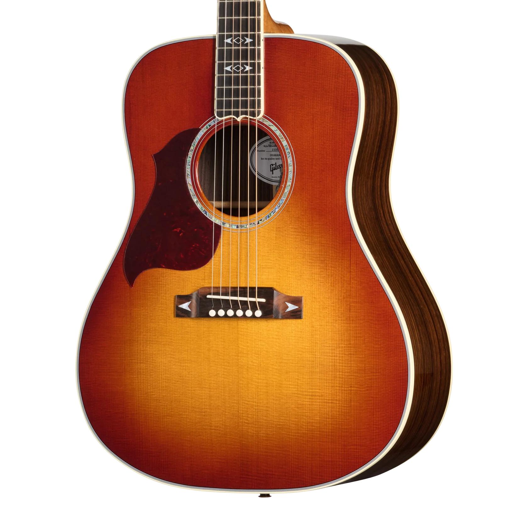 Gibson Songwriter Recording Artist EC Left-handed Electro Acoustic Guitar in Rosewood Burst - MCSSSWRAHFRBL_1_Body.jpg