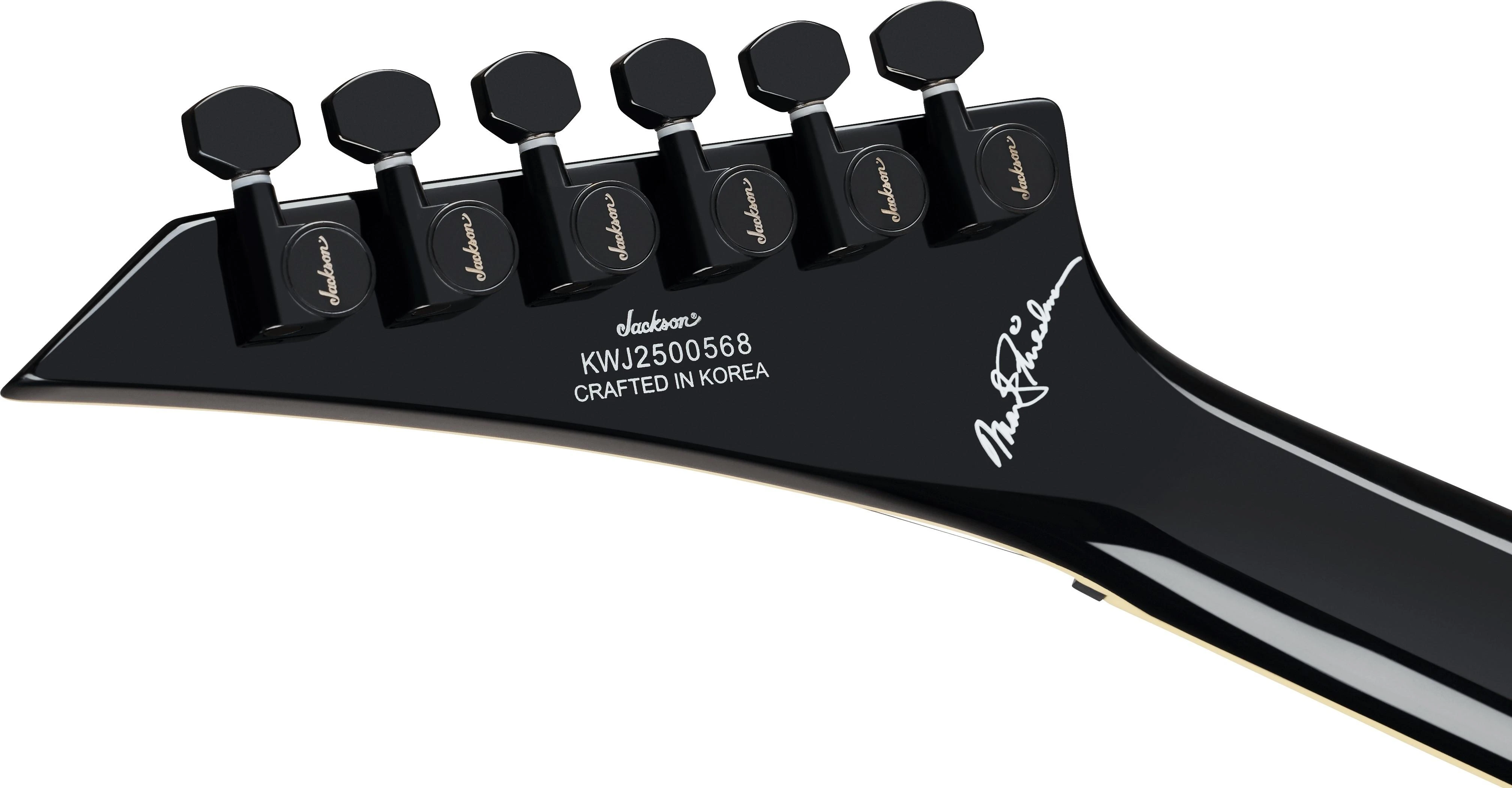 Jackson Limited Edition Legend Series Marty Friedman Signature Kelly KE-1 Electric Guitar in Gloss Black - 2856698885-Headstock-Back.jpg