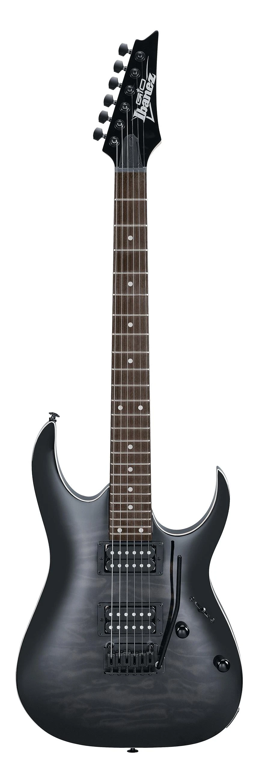 Ibanez GIO Series GRGA120QA Electric Guitar in Transparent Black Sunburst - p_region_GRGA120QA_TKS_2Y_03.jpg