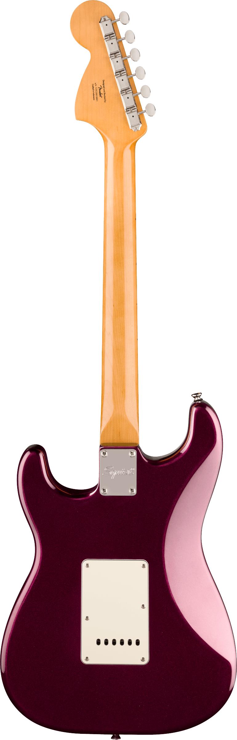 Squier FSR Classic Vibe '70s Stratocaster HSS Electric Guitar in Oxblood - 0374023593_sqr_ins_bck_1_rl.jpg