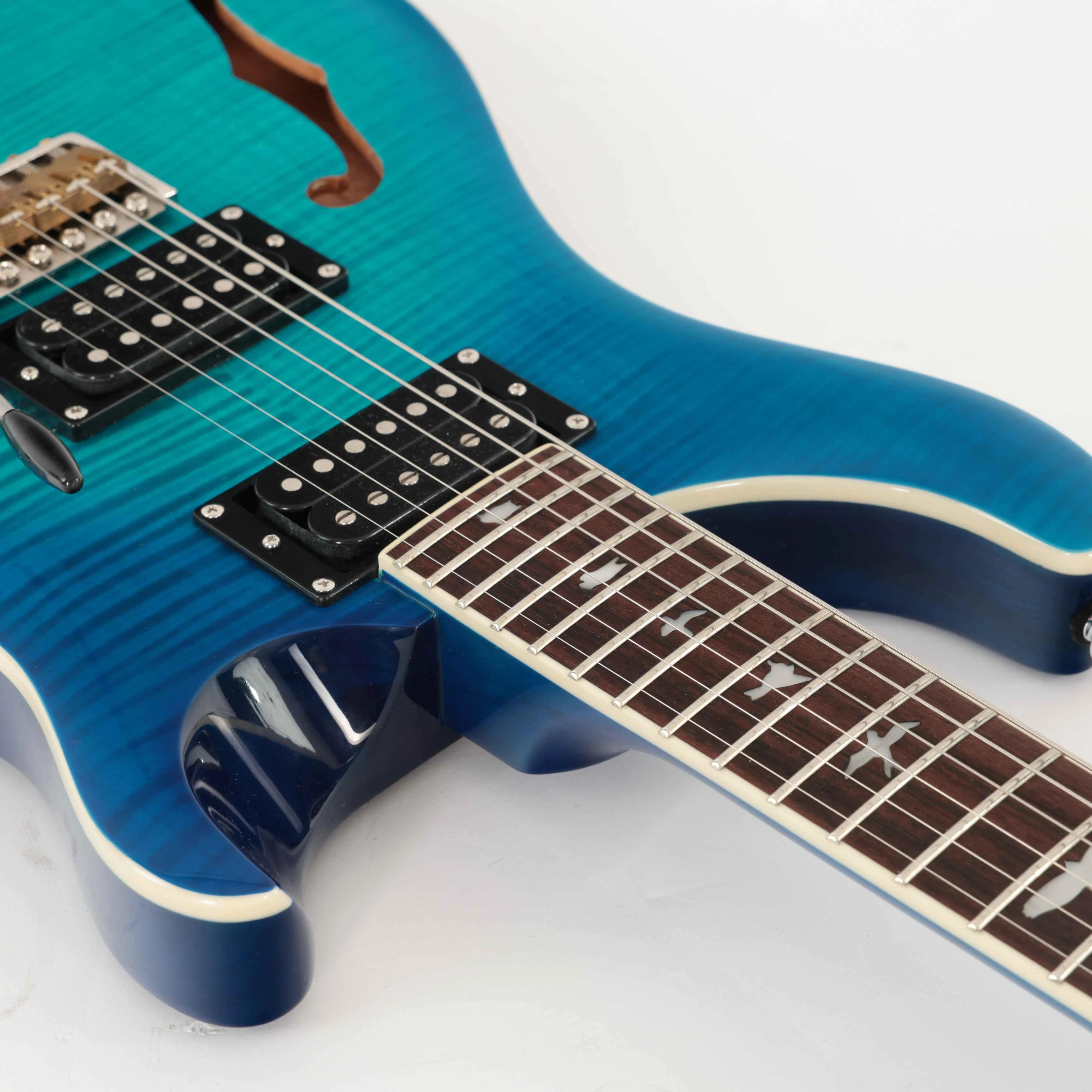 Second Hand PRS SE Semi Hollow Custom 24 Peizo With Upgrade PRS Locking Tuners #211 - SH-91-0211 (10).jpg