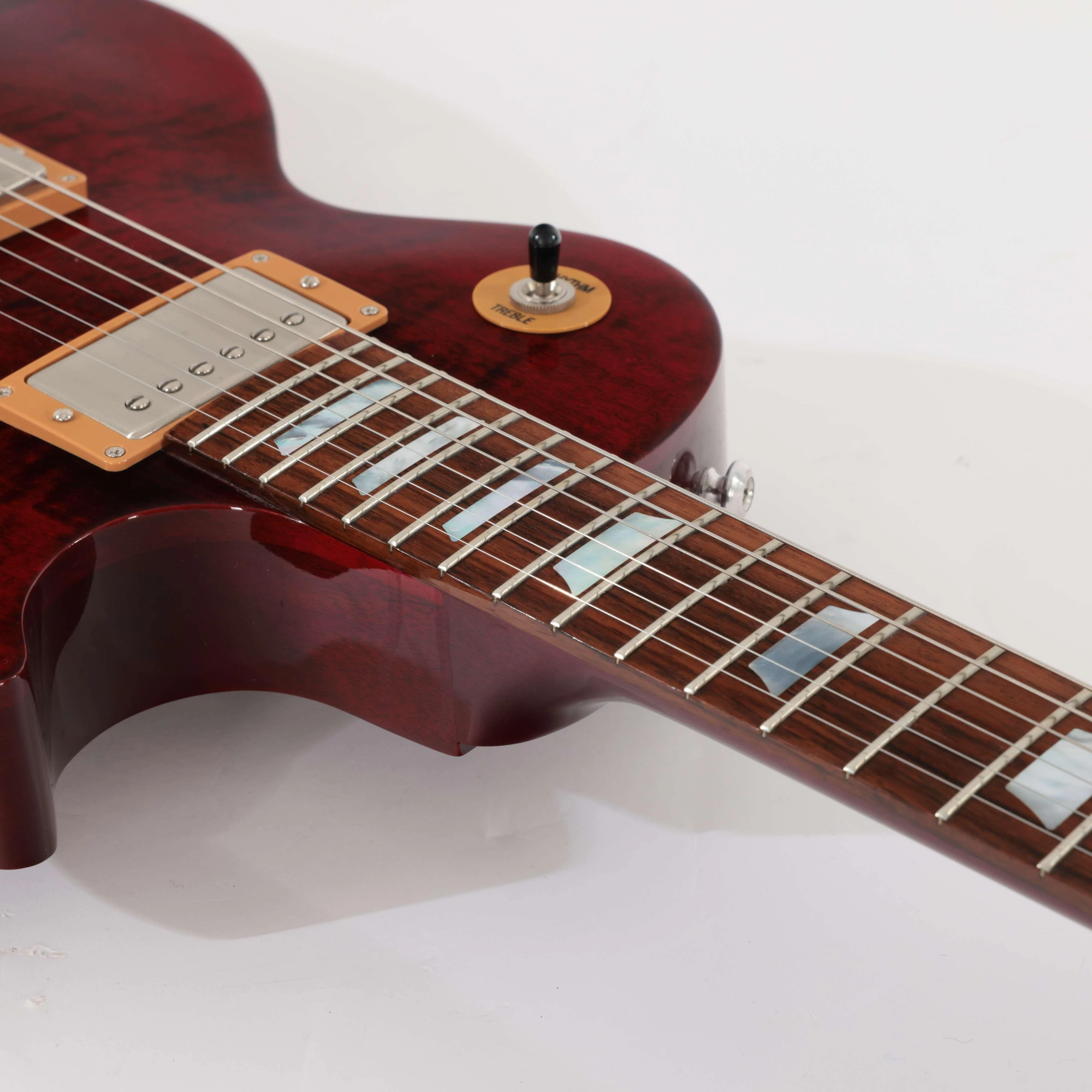 Second Hand Gibson 2015 Les Paul Studio Robot In Cherry Red #104 - SH-131-0104 (10).jpg