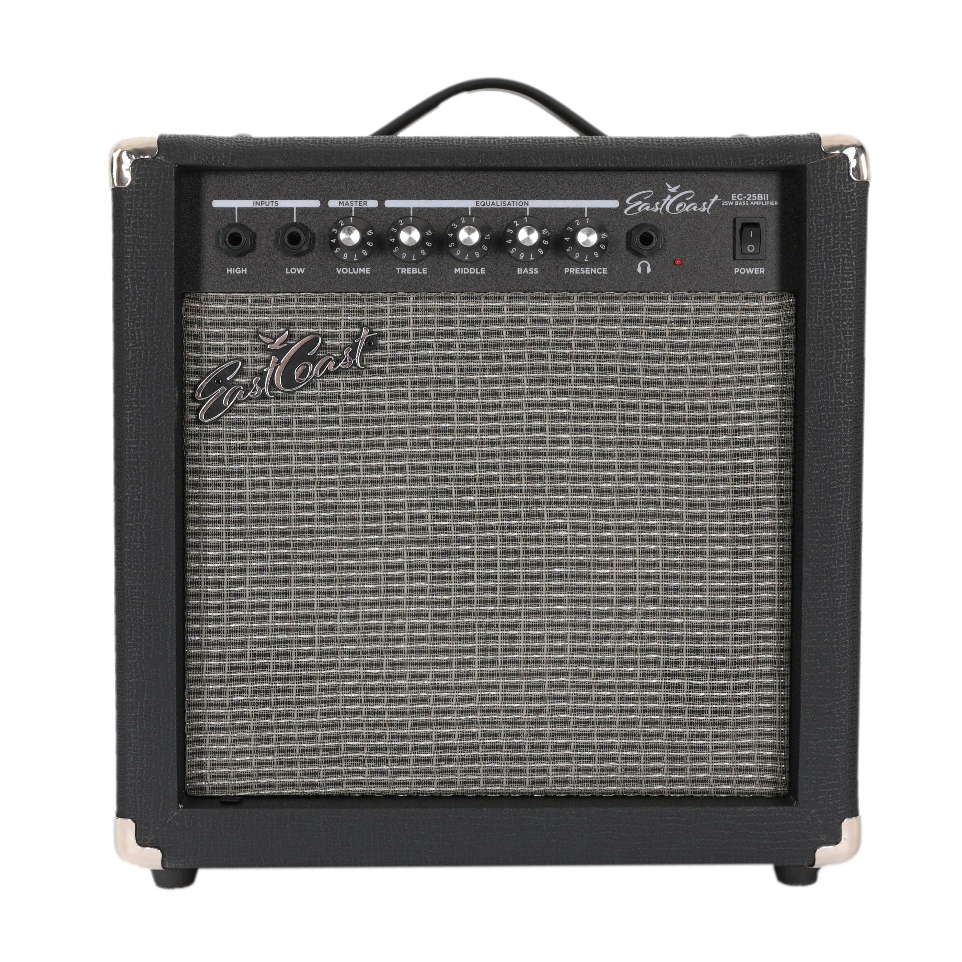 EastCoast PJ4 Bass Guitar Starter Pack in Emerald Sparkle with 25W Amp & Accessories - EC-25B-EastCoast-EC-25BII-25w-Bass-Amp-Combo.jpg