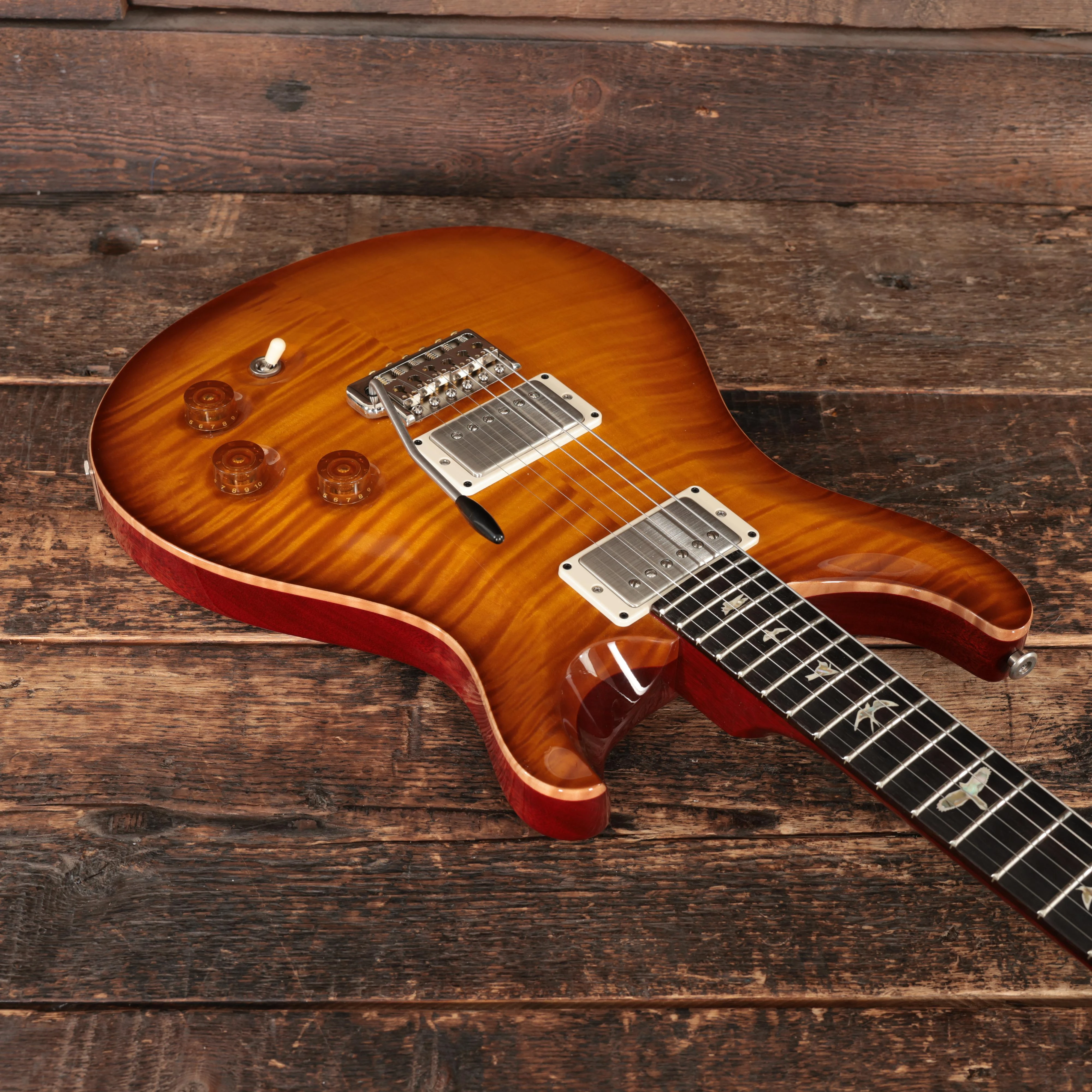 PRS DGT Electric Guitar in McCarty Sunburst with Bird Inlays - 0422293 (11).JPG