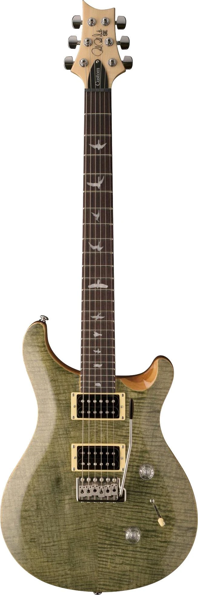 PRS SE Limited Edition Custom 24 Electric Guitar in Trampas Green - SECU4FXRXN2TG-1.jpg