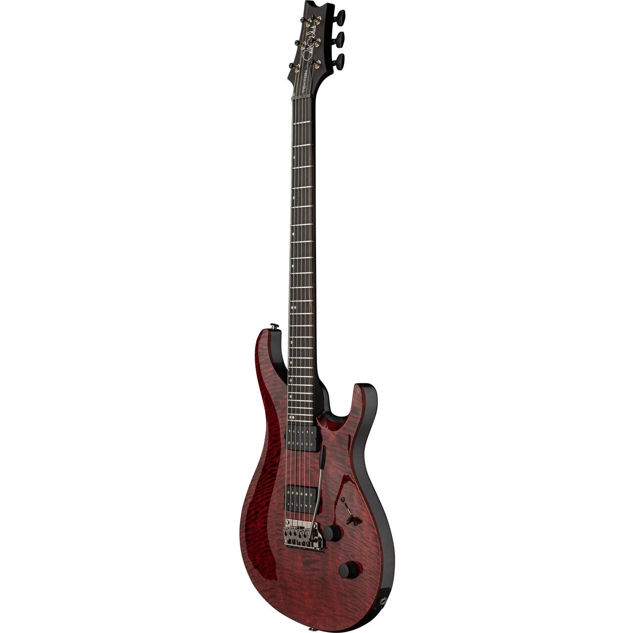PRS Tekton T Electric Guitar in Bloodstone Red - 1178931D-Angle.jpg