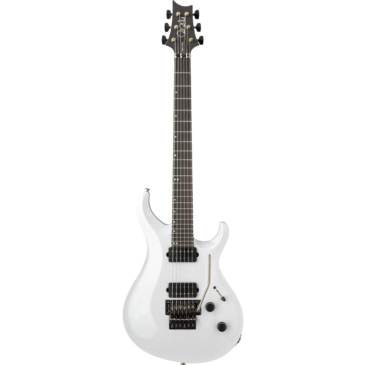PRS Tekton “Floyd” Electric Guitar in White Holoflake - 117895WH-Front.jpg