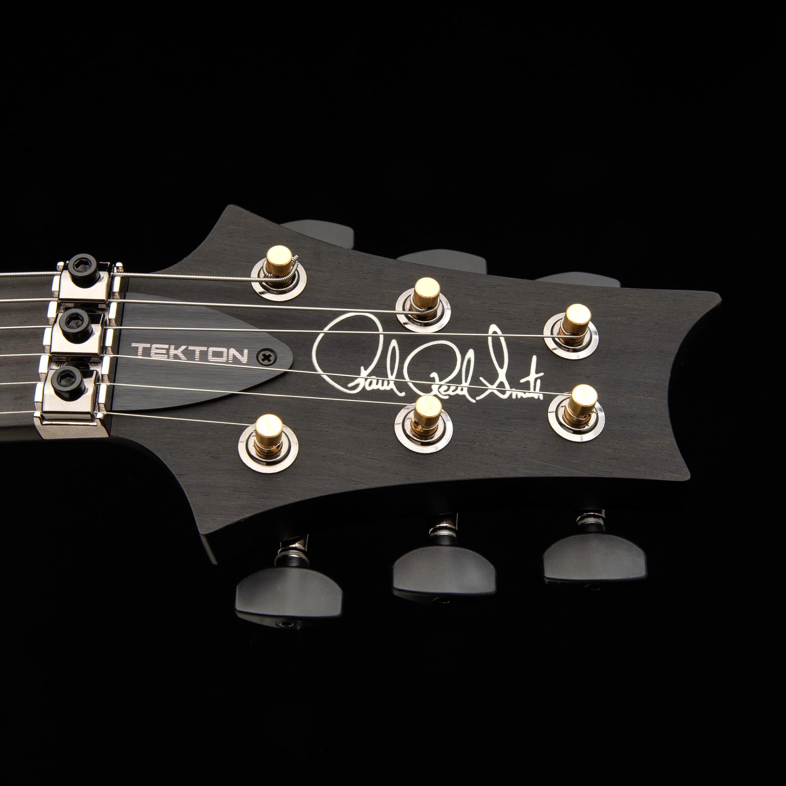 PRS Tekton “Floyd” Electric Guitar in White Holoflake - 117895WH-Headstock.jpg