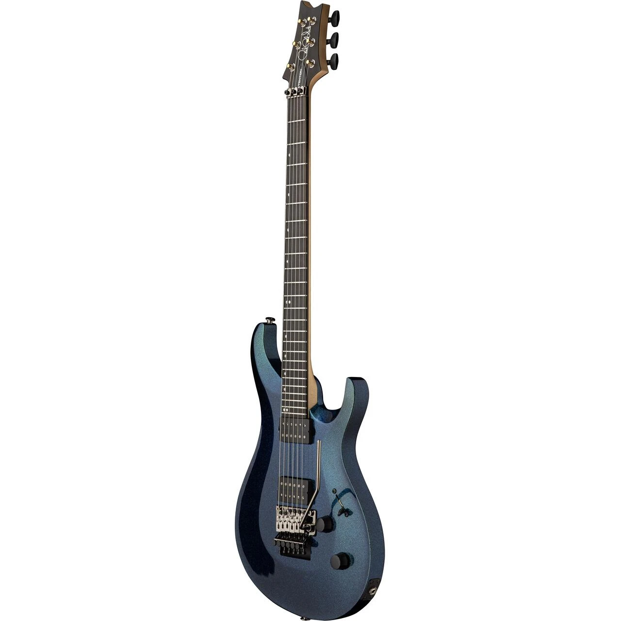 PRS Tekton “Floyd” Electric Guitar in Multi-Metal Flake - 117604XM-Angle.jpg