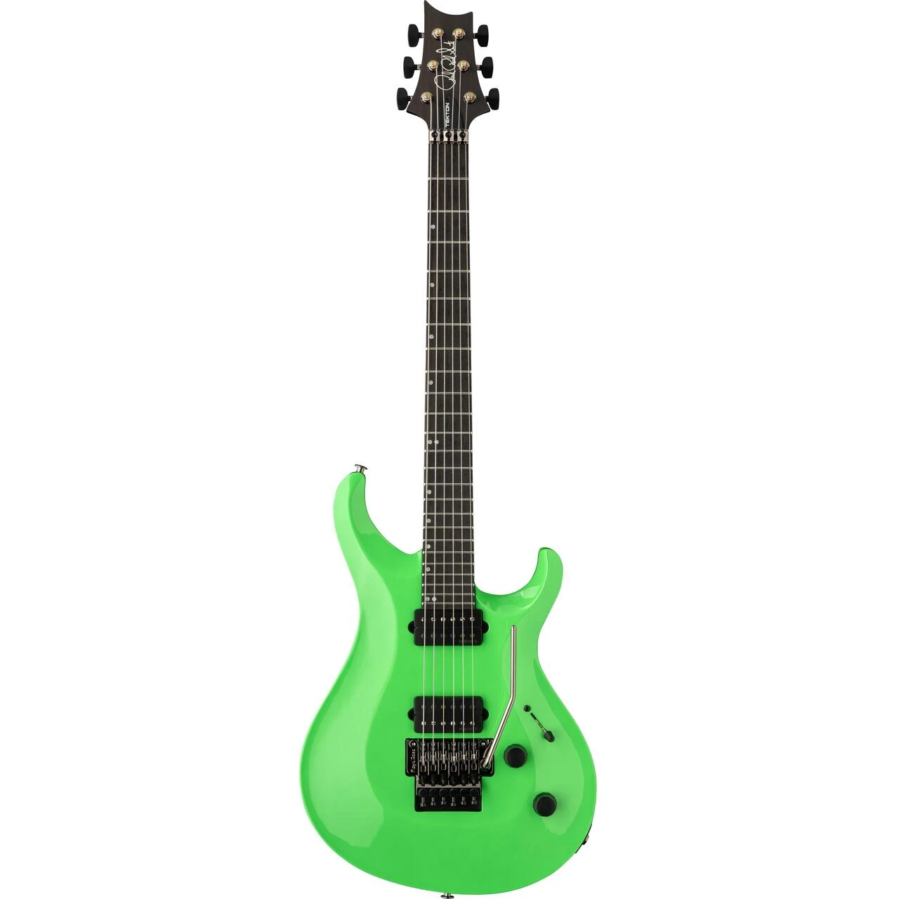 PRS Tekton “Floyd” Electric Guitar in Neon Green - 117895NN-Front.jpg