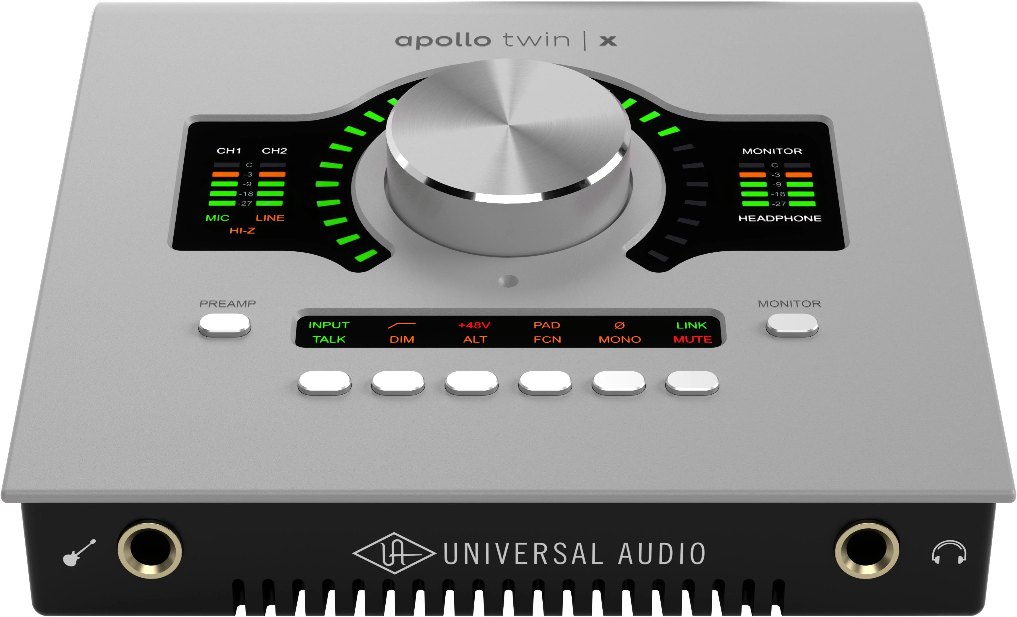 B Stock : Universal Audio Apollo Twin X DUO Gen 2 UAD Analog Classics Audio Interface - 011 - Apollo_Twin_X_Gen2_Front_Trans.jpg
