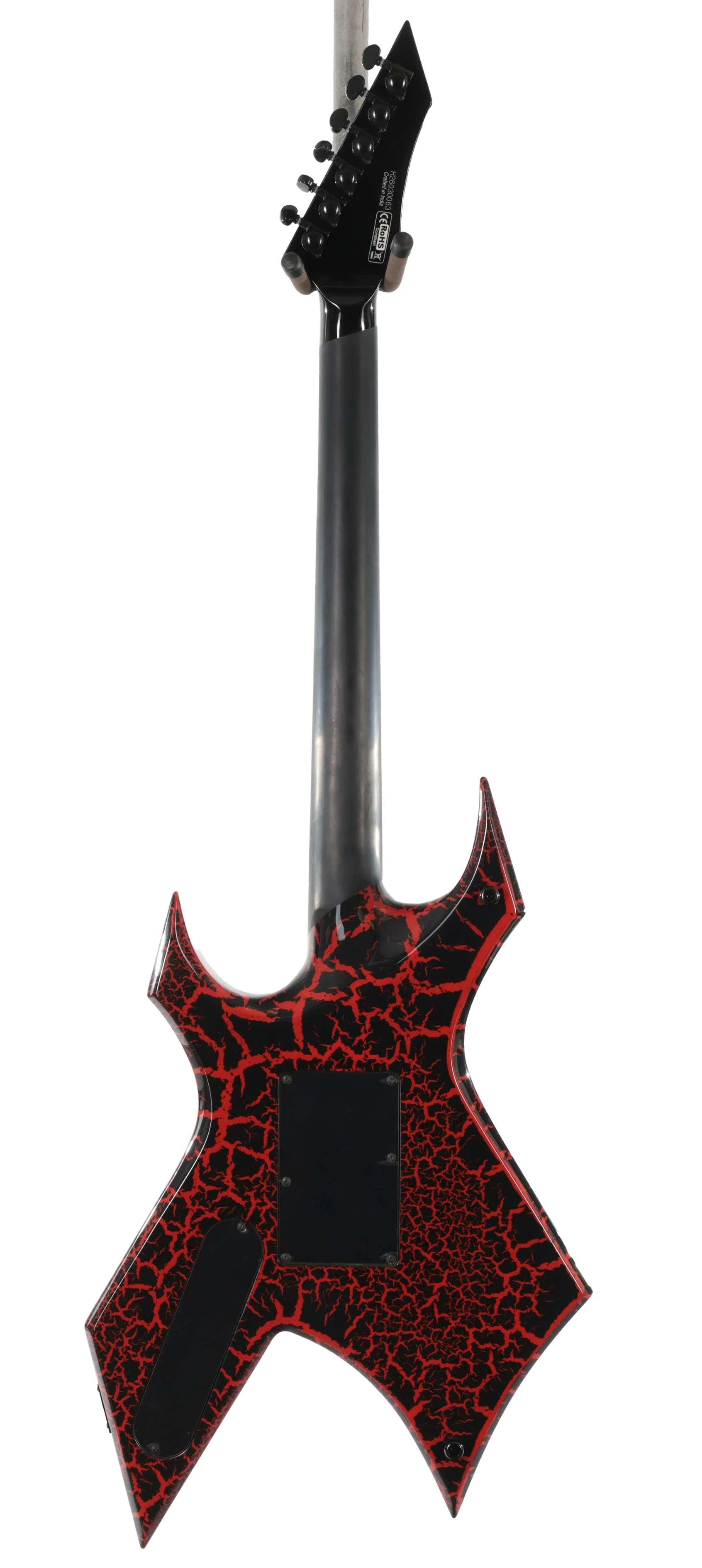 B Stock : BC Rich Warlock Legacy Floyd Rose Guitar in Red Crackle - 029 - B-WARLEGACY-0029 (4).jpg