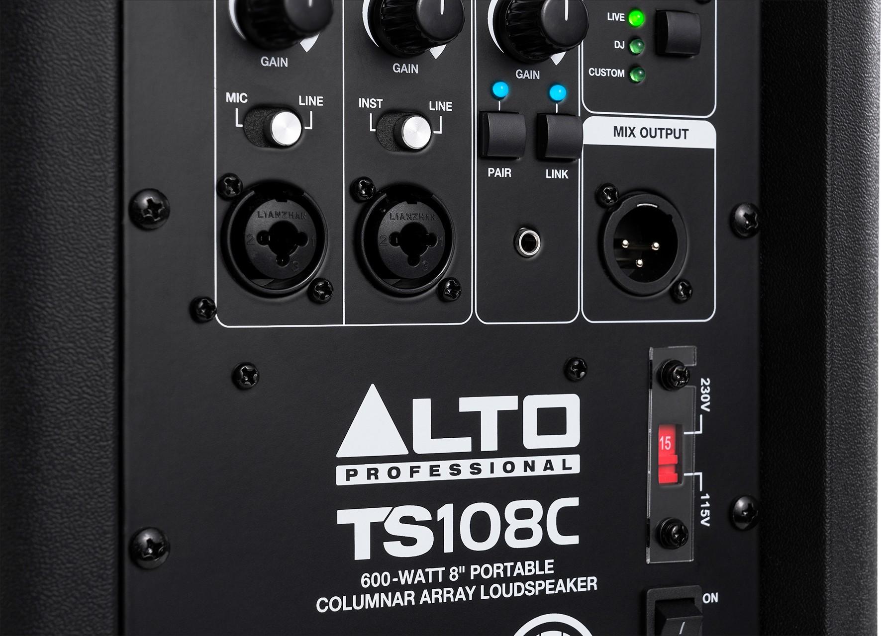B Stock : ALTO TS108C 600-Watt Portable Powered Column Array PA System - 002 - TS108C_6.jpg